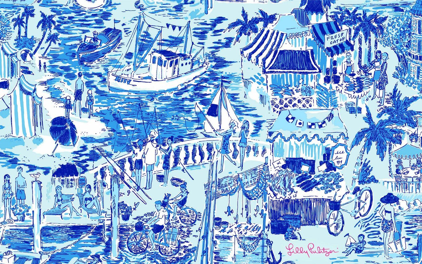 1600x1000 Lilly Pulitzer Background on .