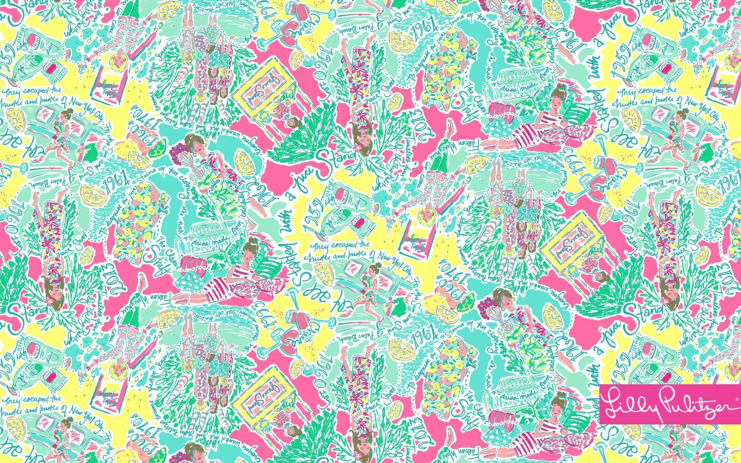 1440x900 Lilly Pulitzer Background on .