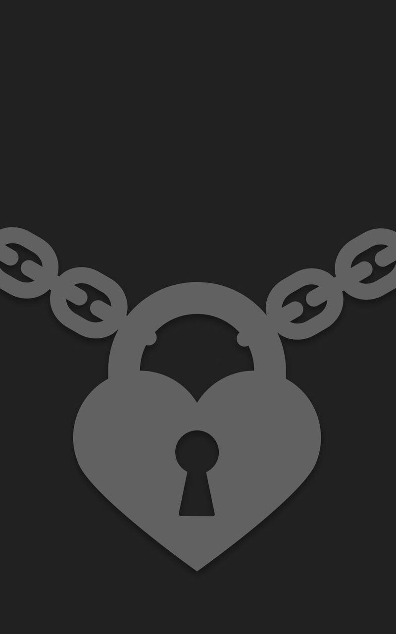 800x1280 Locked Wallpaper Minimalism .
