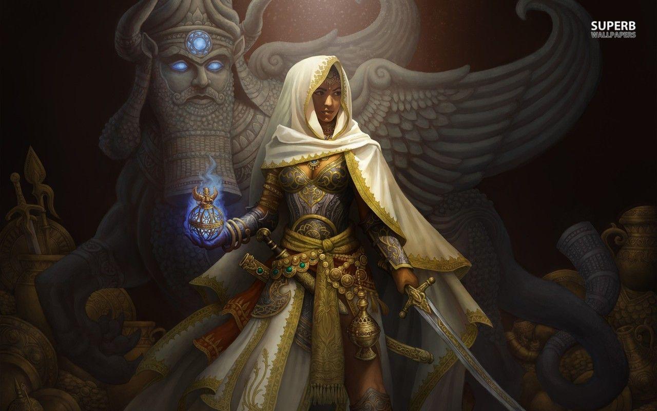 1280x800 Warrior queen wallpaper. Воительницы .com