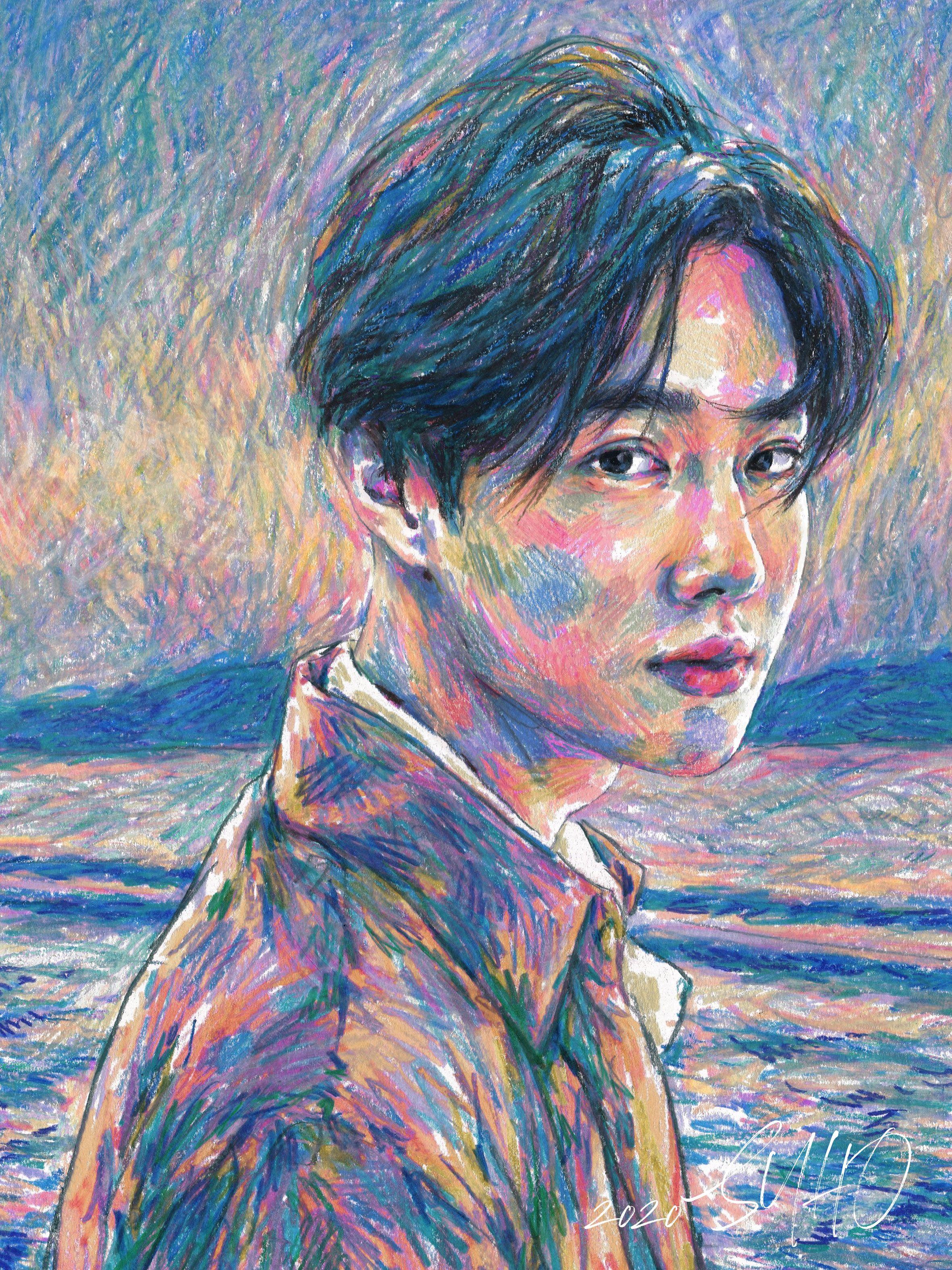 2362x3150 EXO Suho Solo Debut Self Portrait Teaser Photo (HD HR) Pop Database