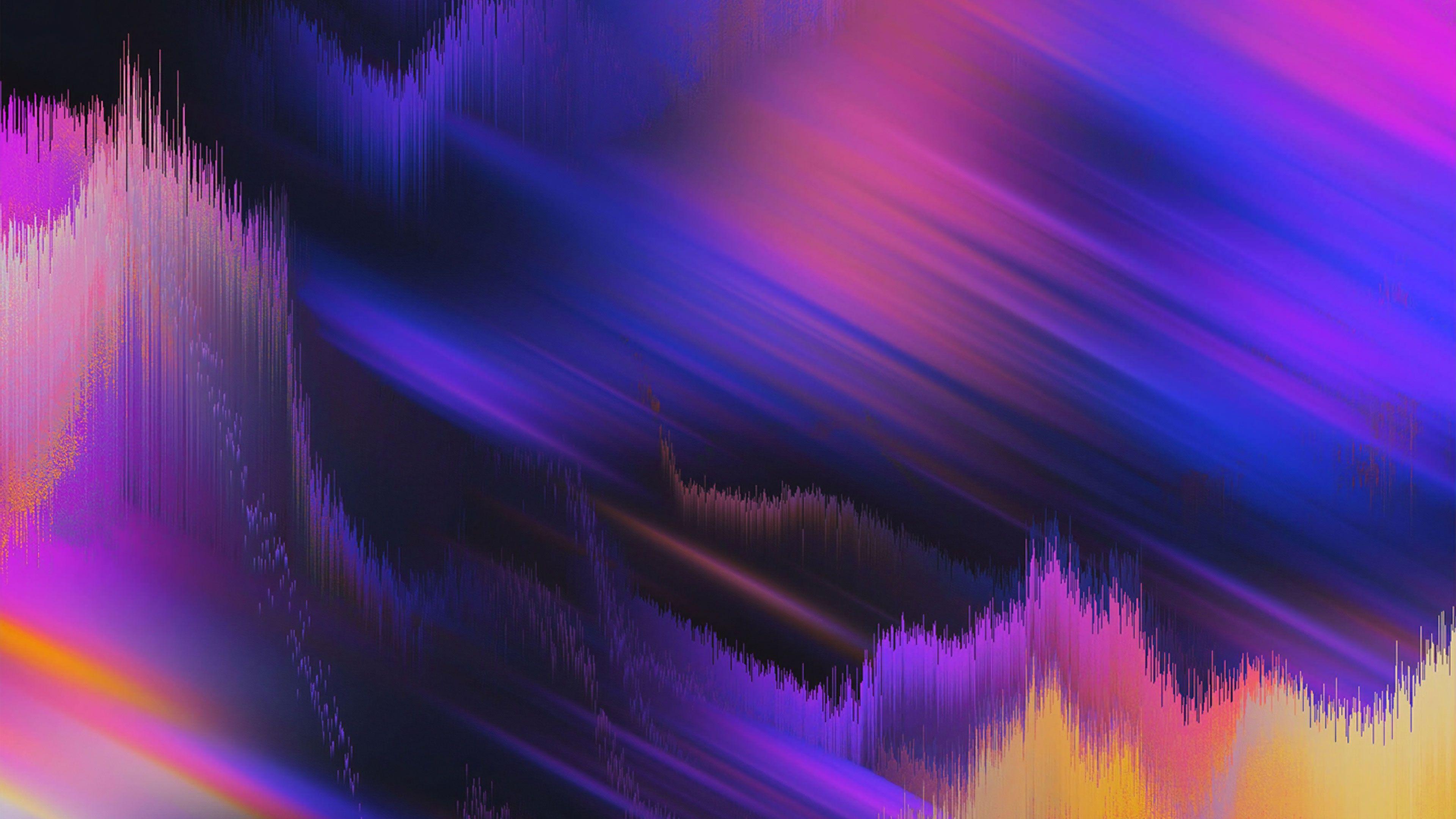 3840x2160 Neon Abstract Wallpaper