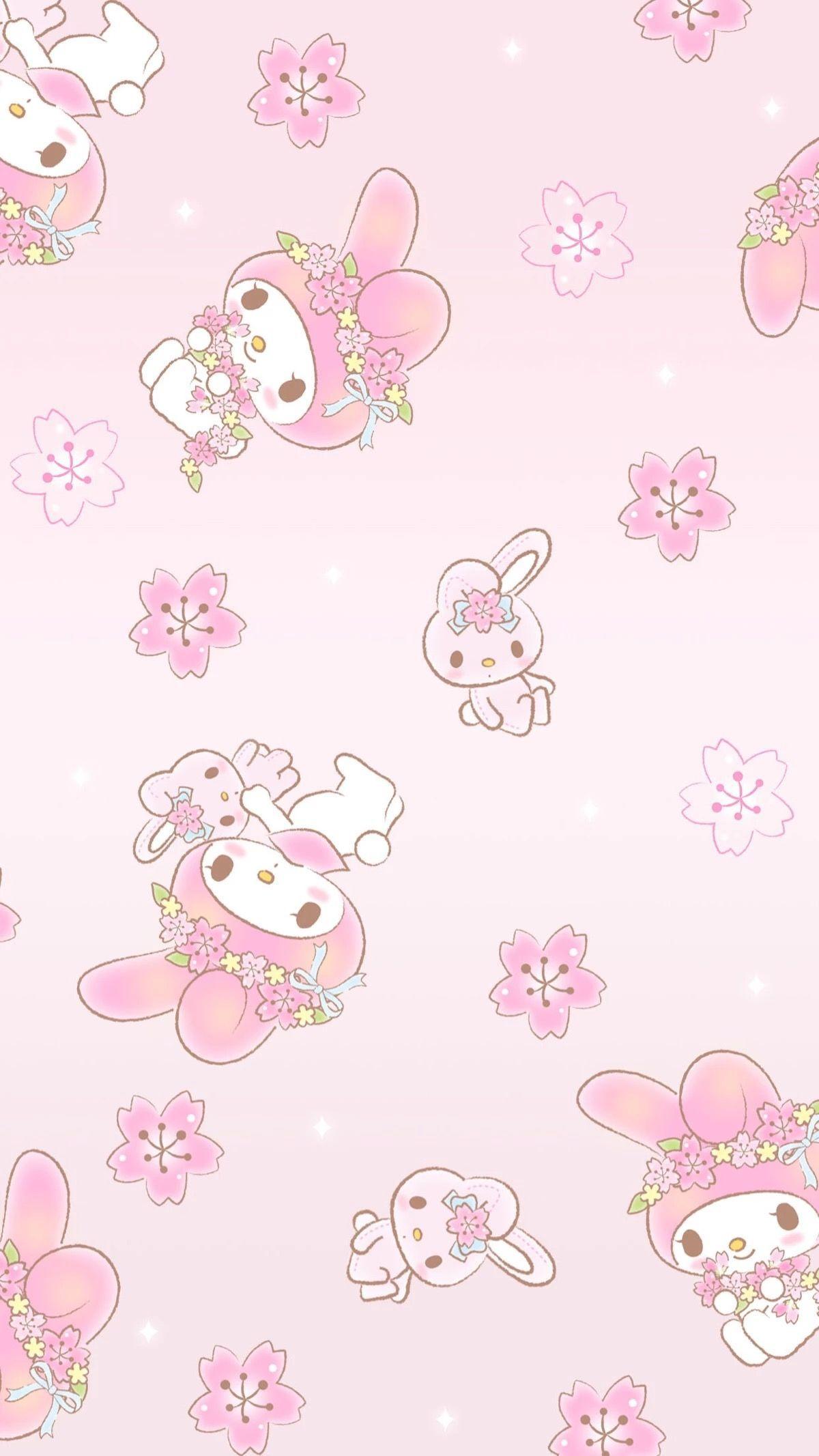 1200x2133 My Melody Background