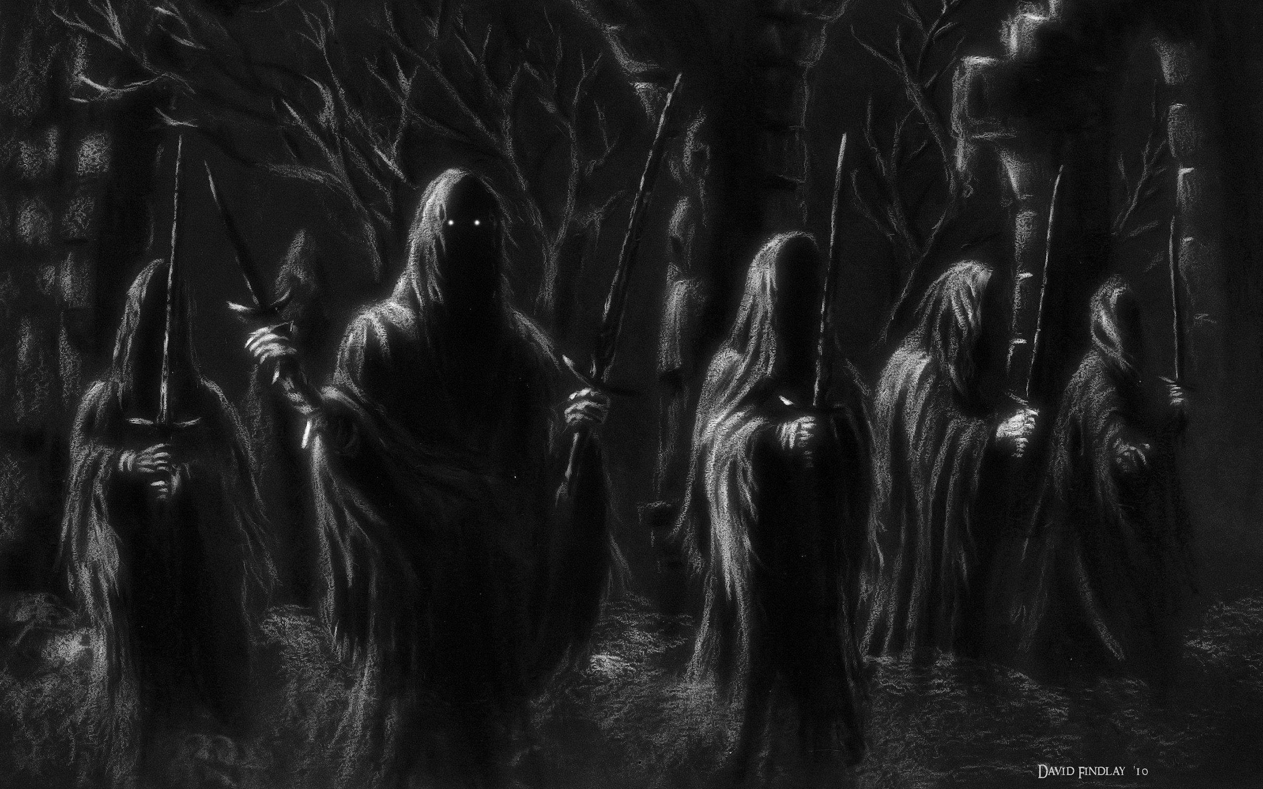 2560x1600 lord, Of, The, Rings, Ringwraith, Bw .
