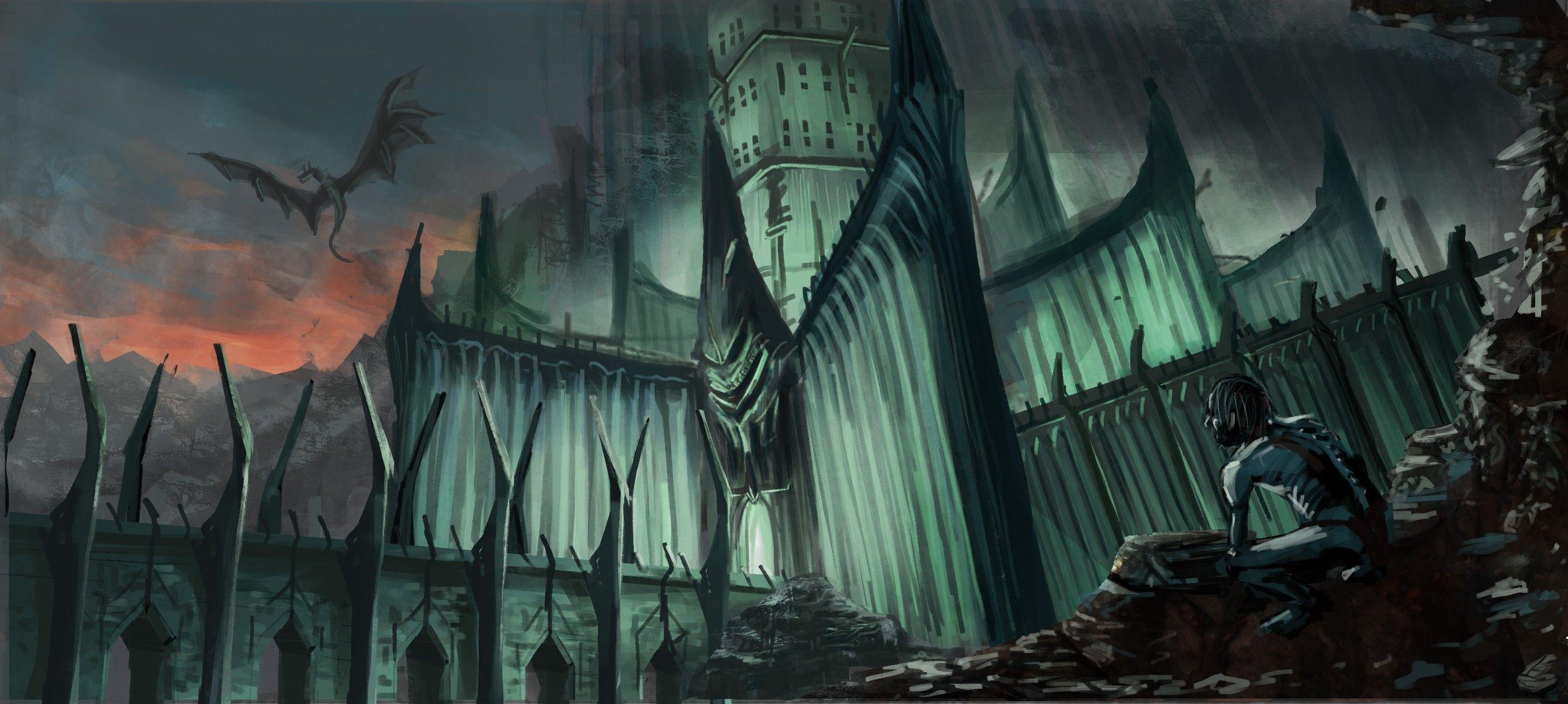 2865x1287 Ringwraith Wallpaper .