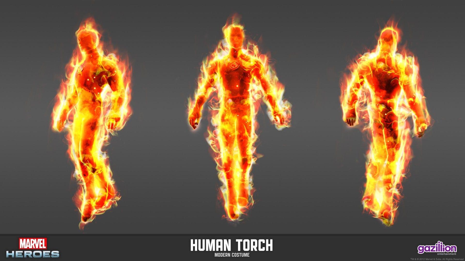 1920x1080 Free download 63 Human Torch Wallpaper .