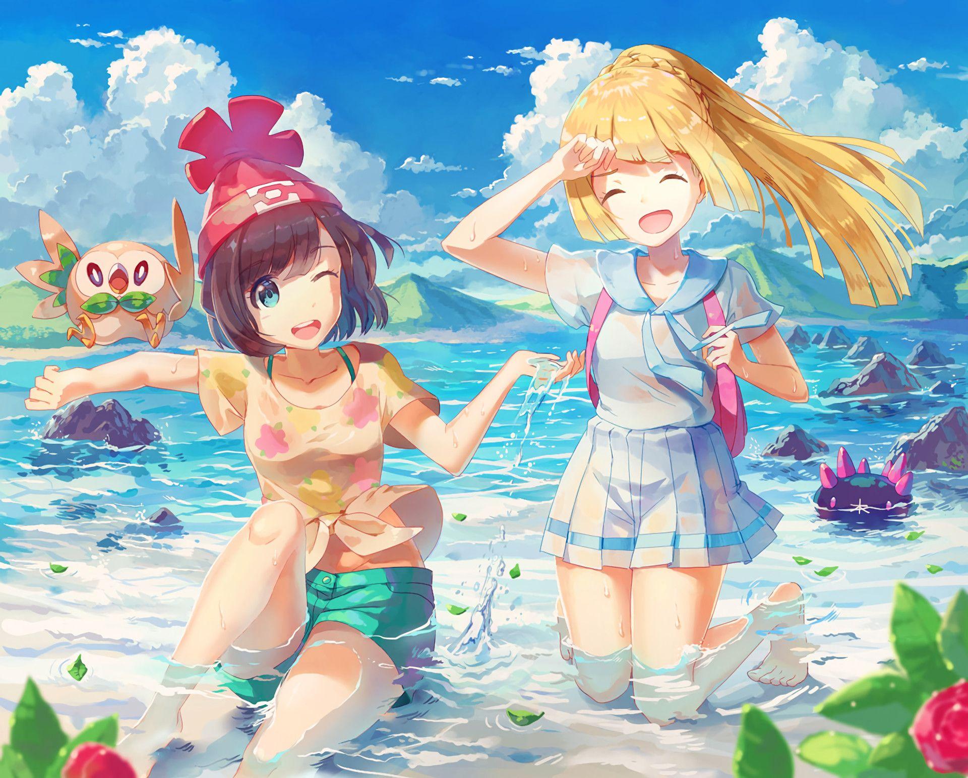 1920x1543 Pokemon Sun and Moon Wallpaper