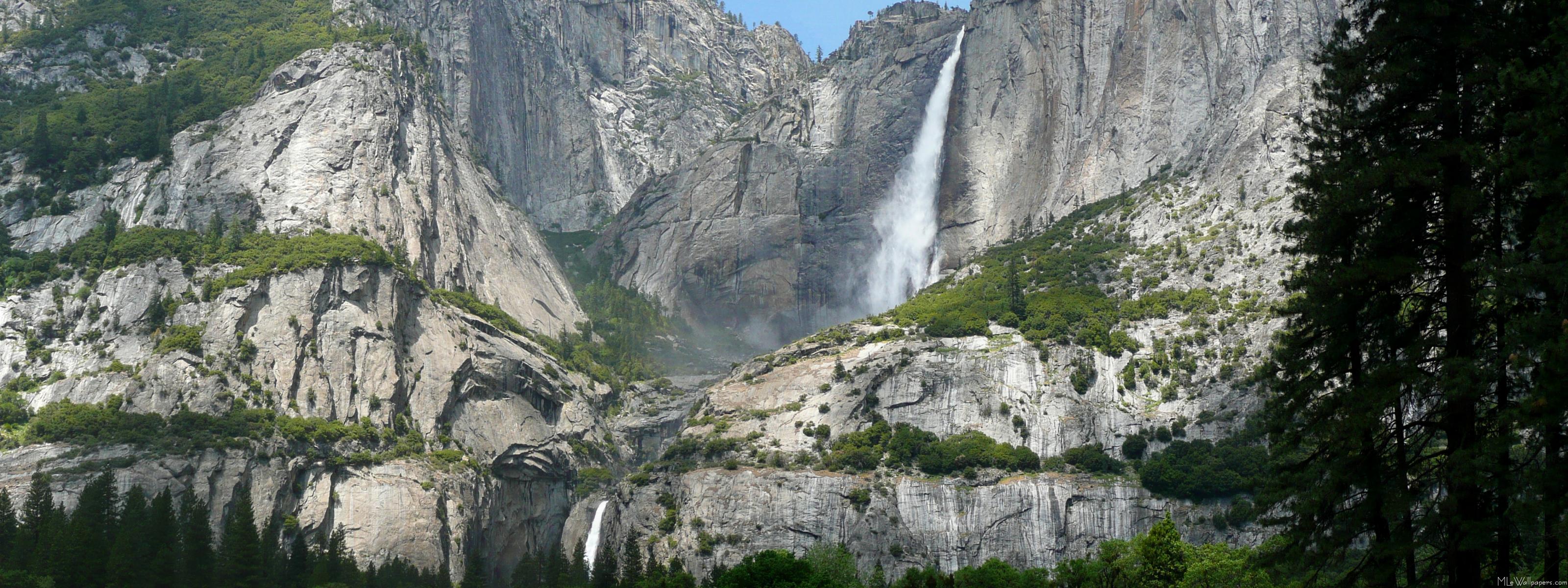 3200x1200 MLeWallpaper.com Falls