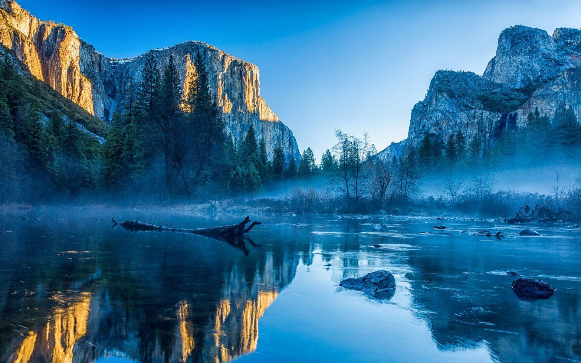 1920x1200 Body of water, Yosemite National Park .