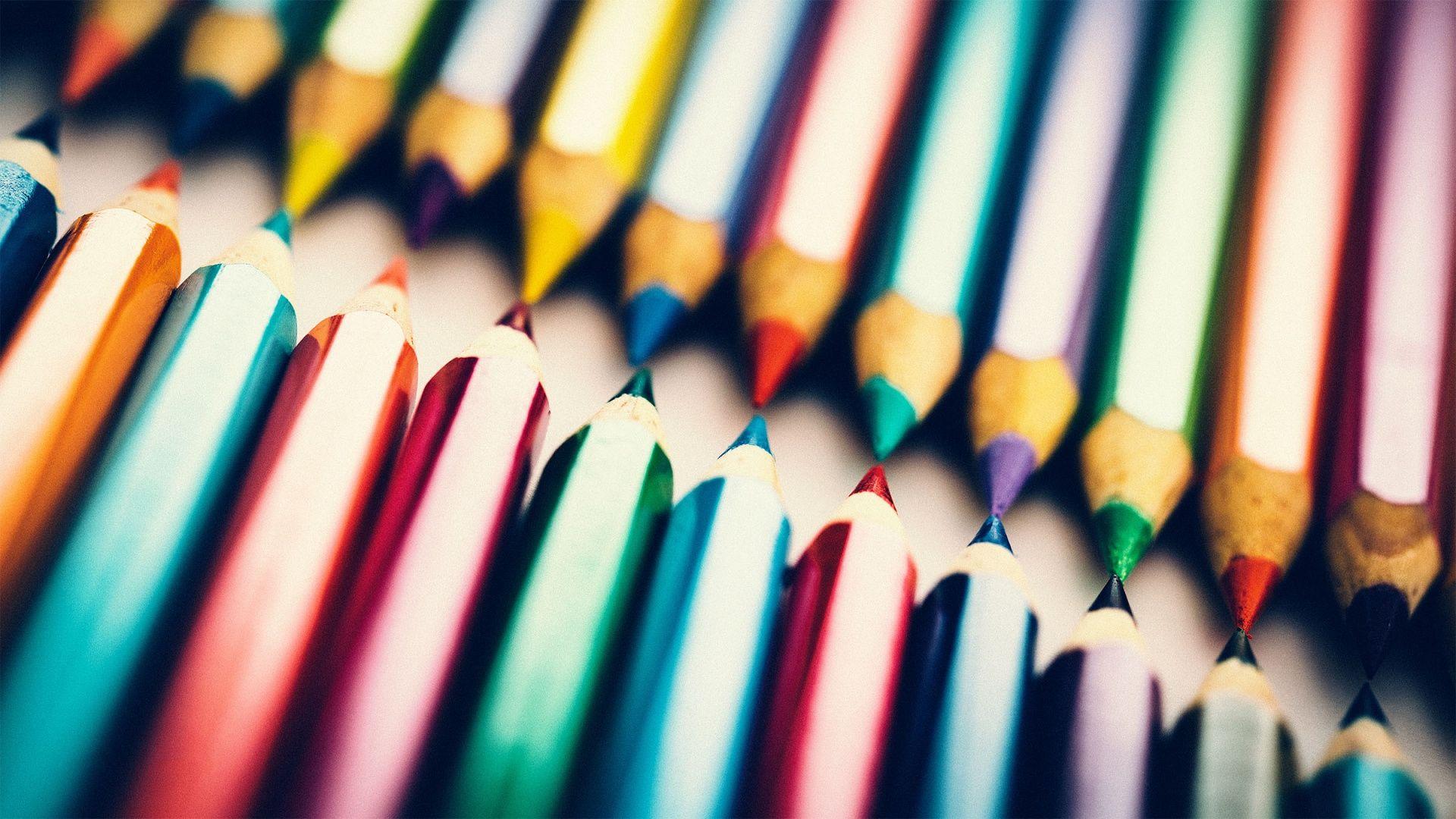1920x1080 Crayons Wallpaper 1920x1080