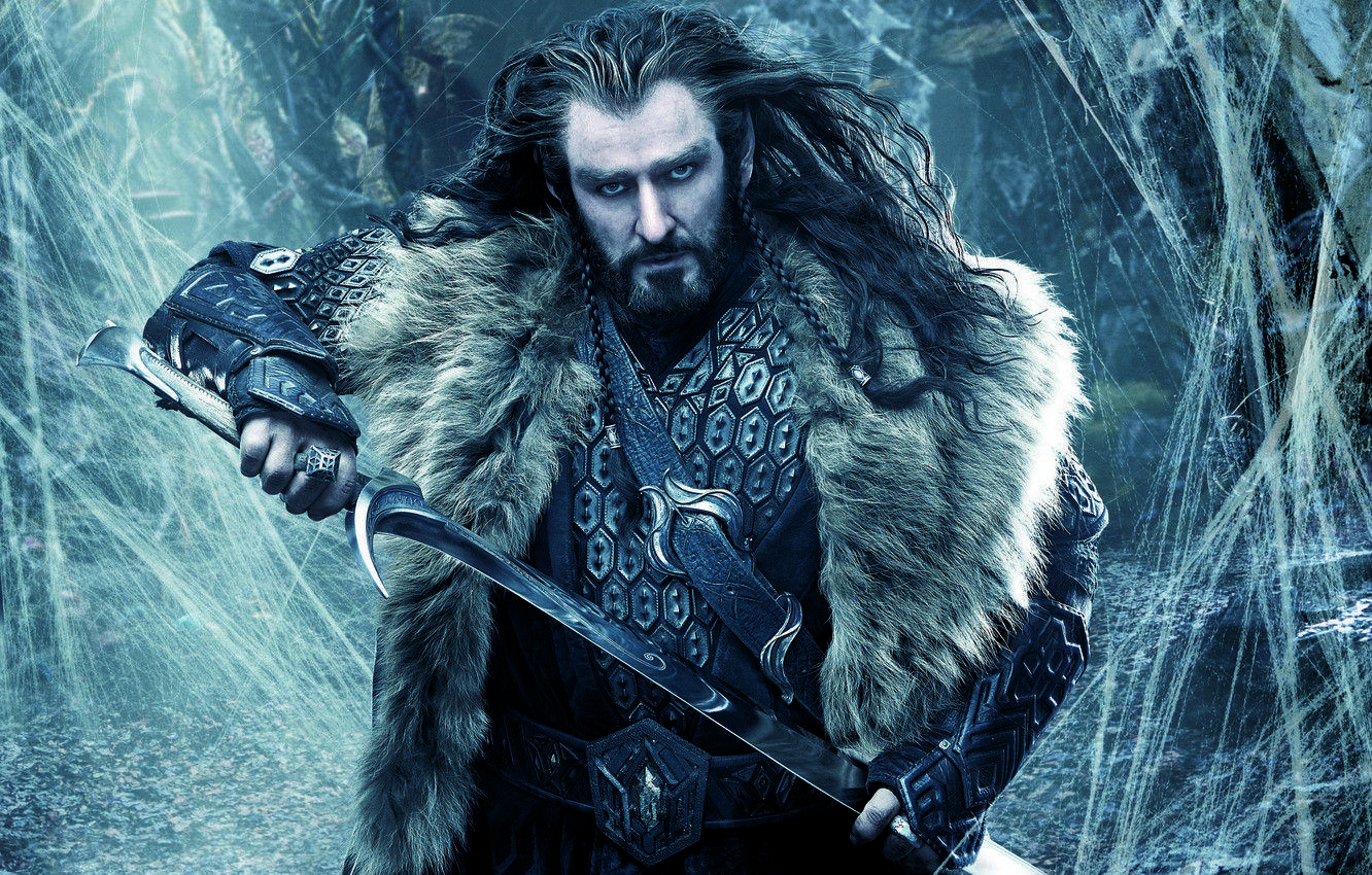 1332x850 Wallpaper sword, dwarf, The hobbit, The .