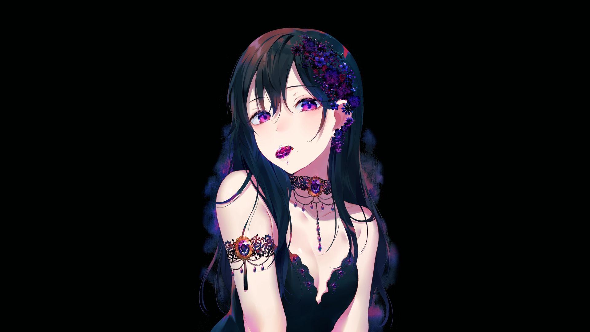 Cute Anime Girl Dark Wallpapers - Top Free Cute Anime Girl Dark
