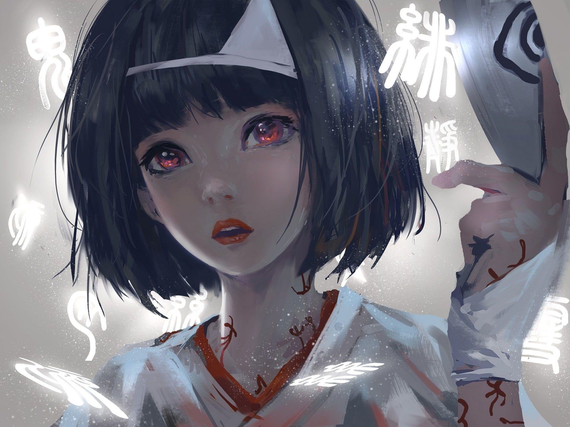 Short Hair Anime Girl Wallpapers Top Free Short Hair Anime Girl