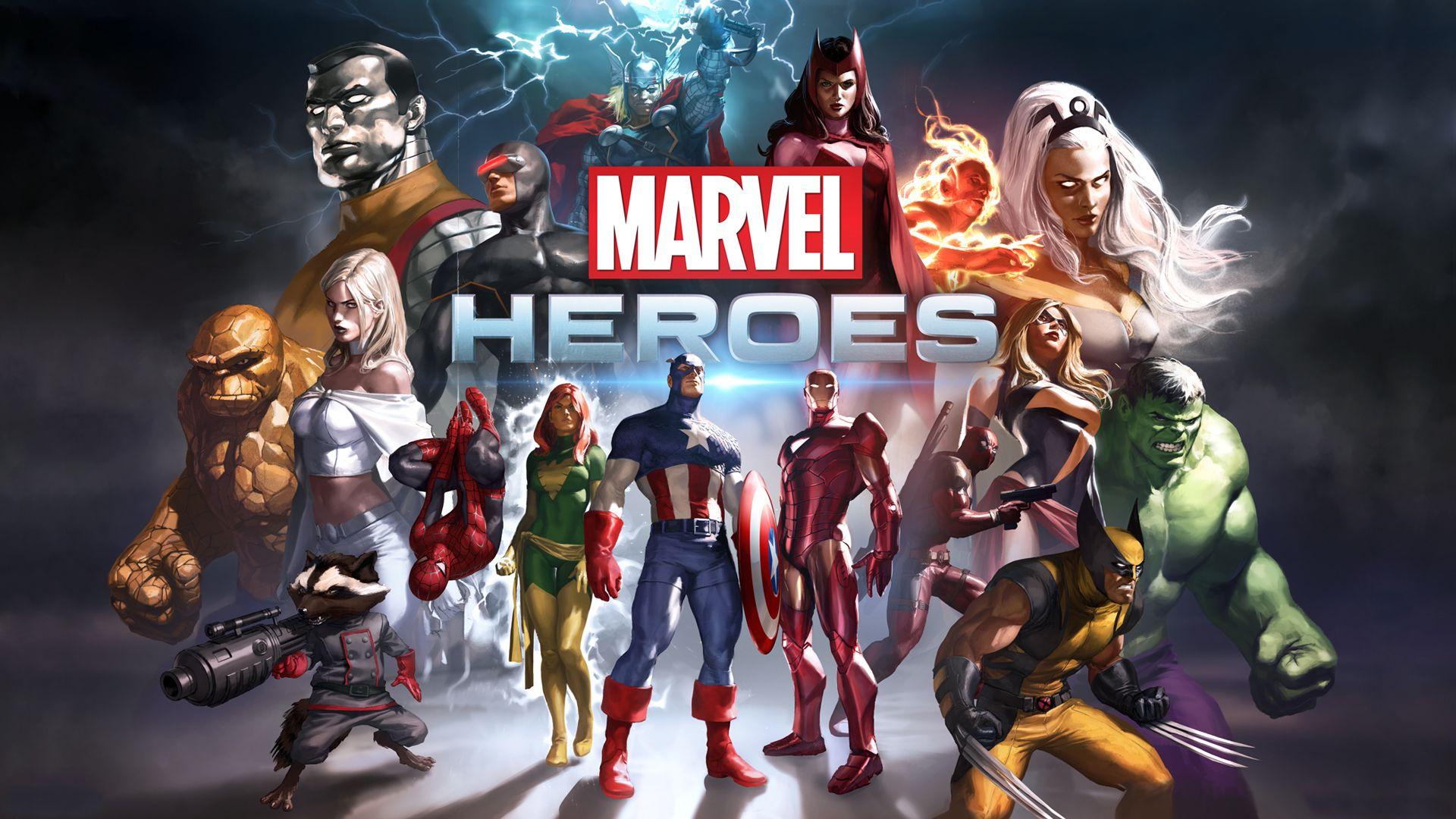 1920x1080 Marvel Heroes Game Wallpaper .