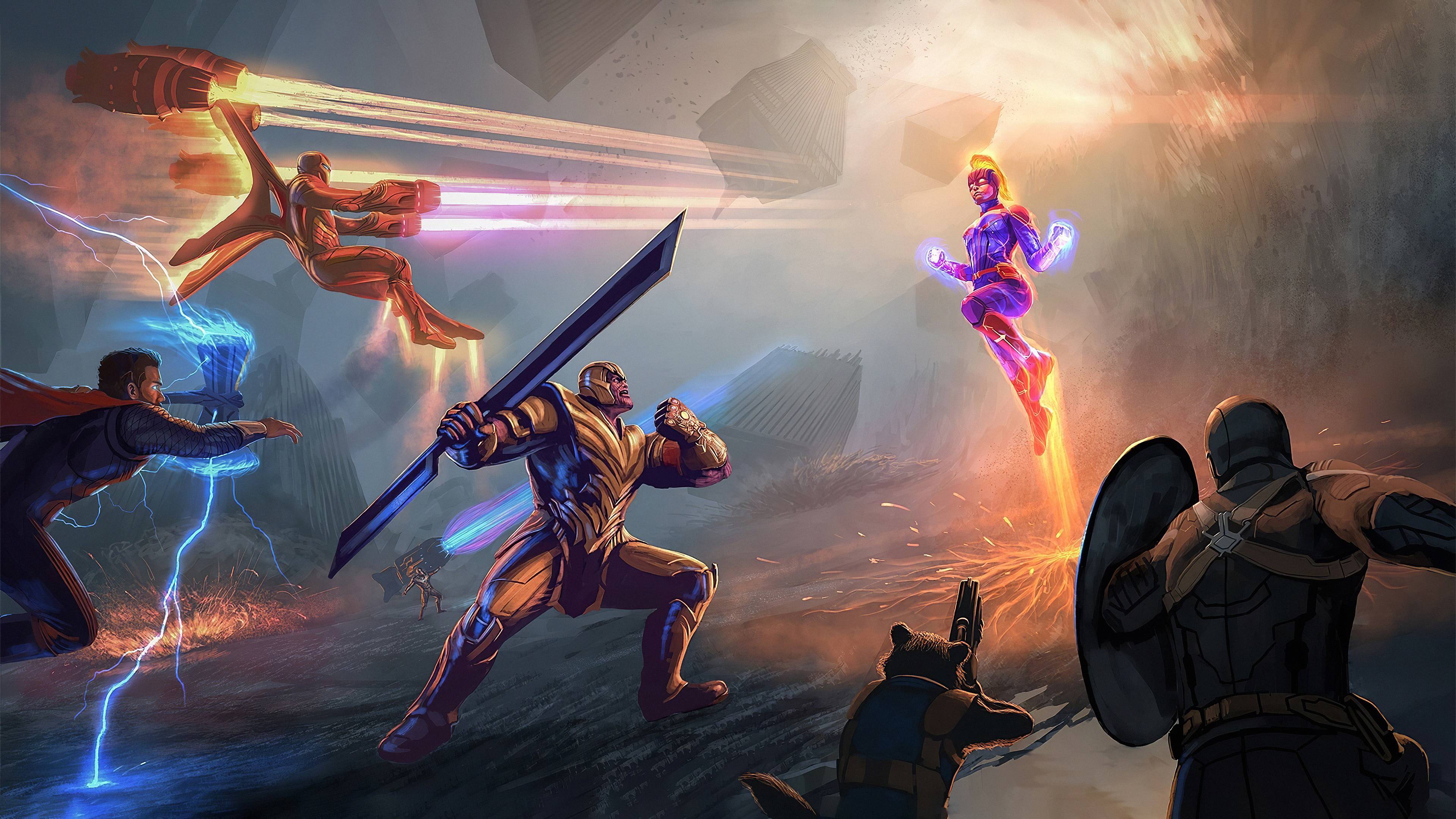 3840x2160 Avengers Endgame Cool Art Wallpaper, HD .