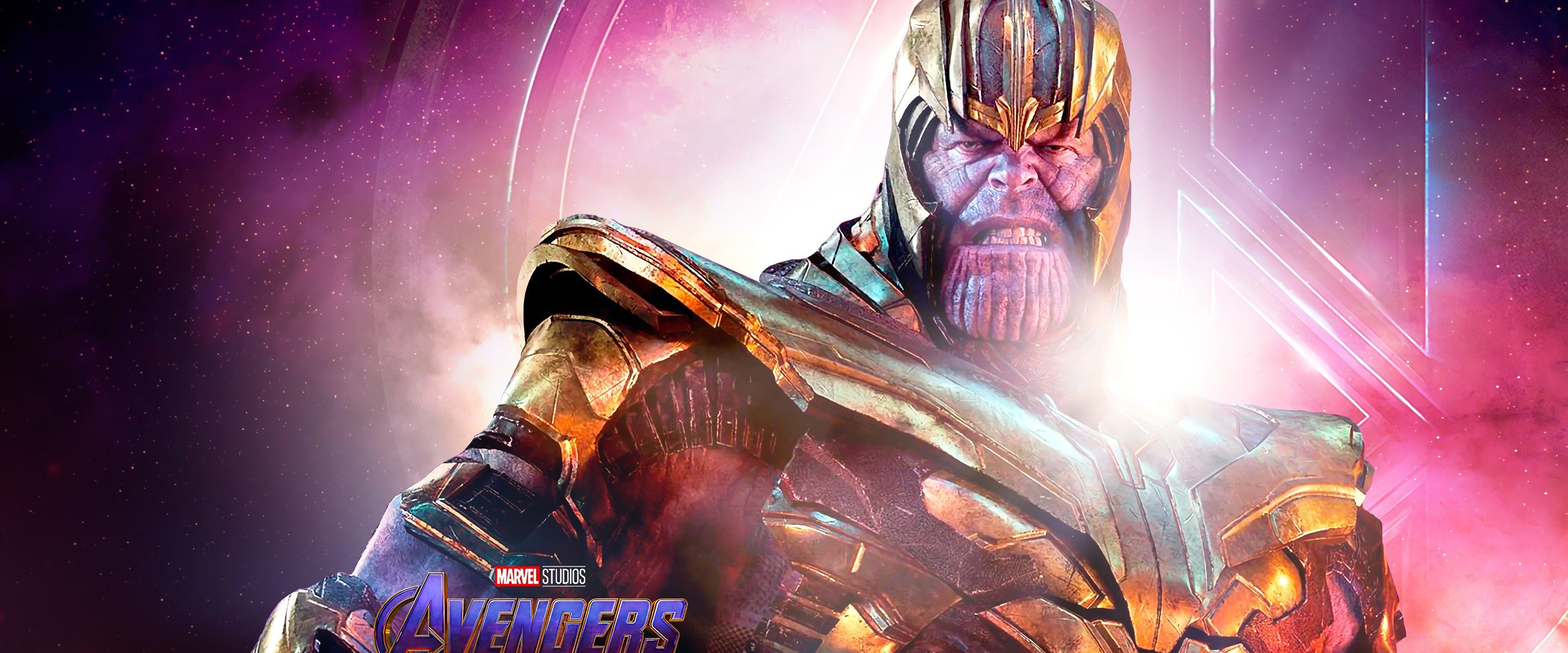 3840x1600 Avengers: Endgame Thanos 4K Wallpaper