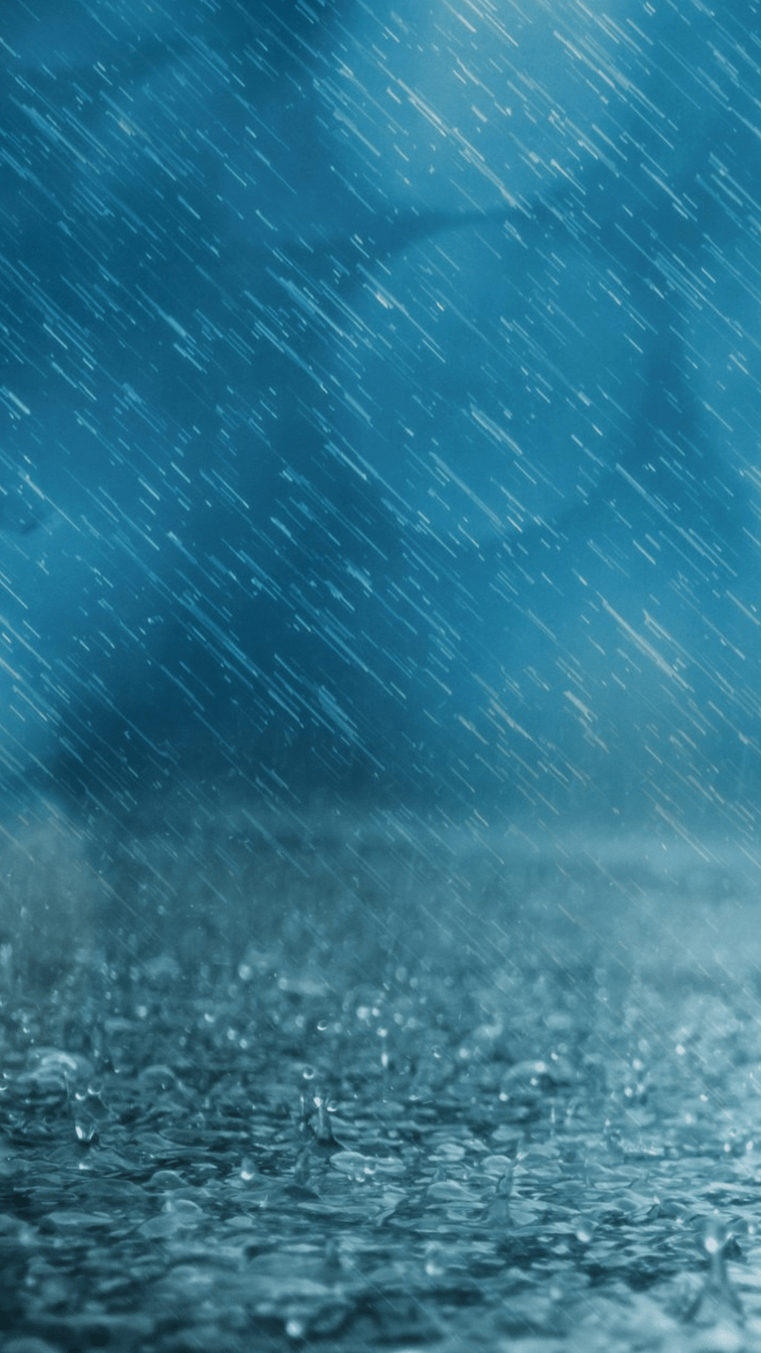 1080x1920 Ultra HD Blue Rain Wallpaper For Your .phone43aa.