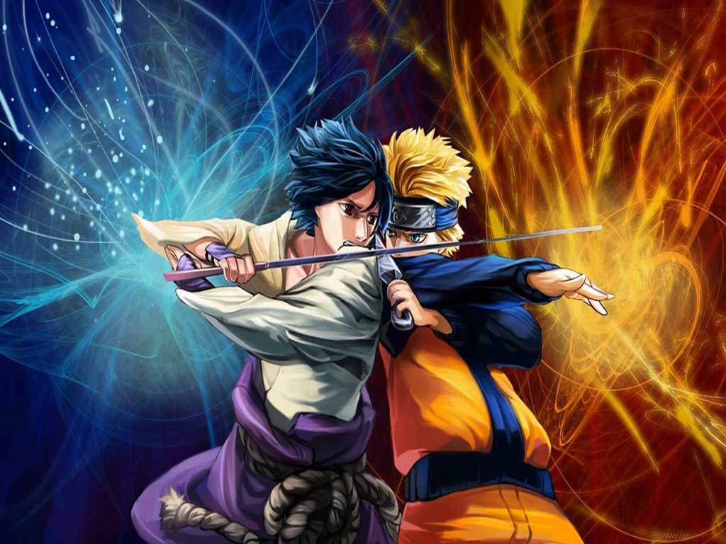 1024x768 Naruto And Sasuke Wallpaper on .