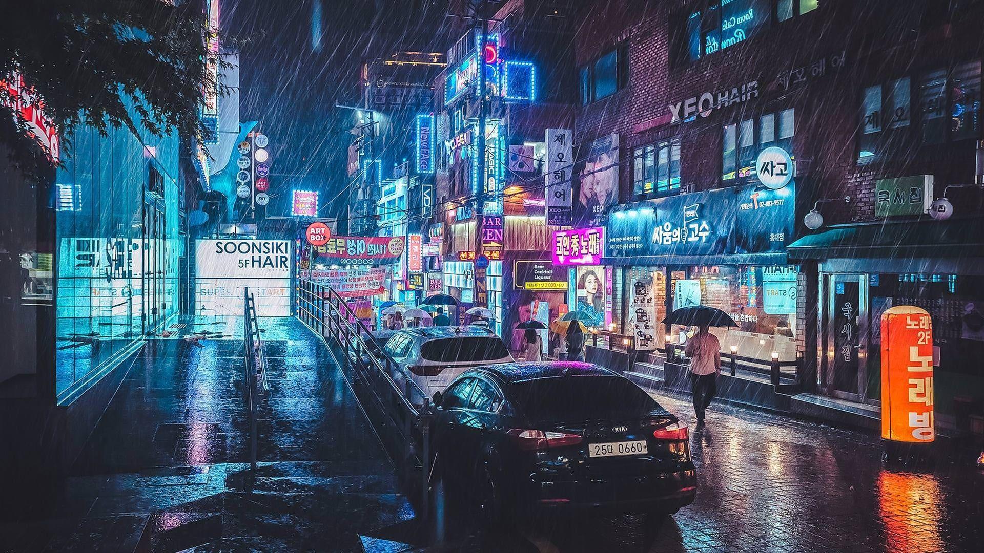 1920x1080 Japanese Rain Wallpaperwallpaper.dog
