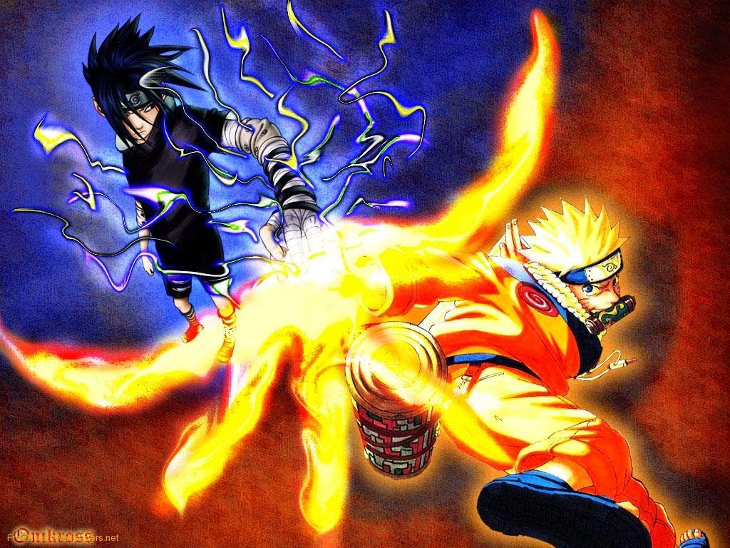 1024x768 Naruto Vs Sasuke Wallpaper High Quality .