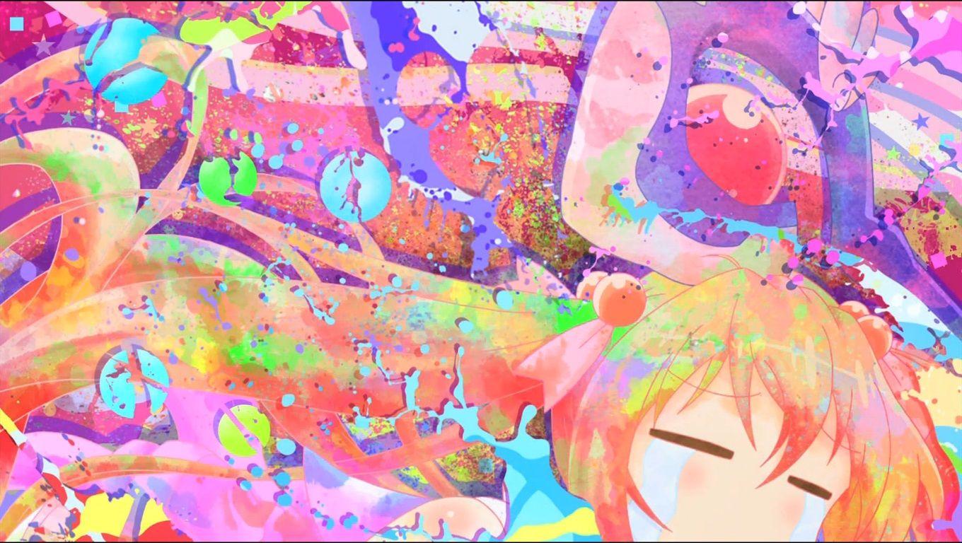 1360x768 Colorful Vivid Girls Wallpaper .