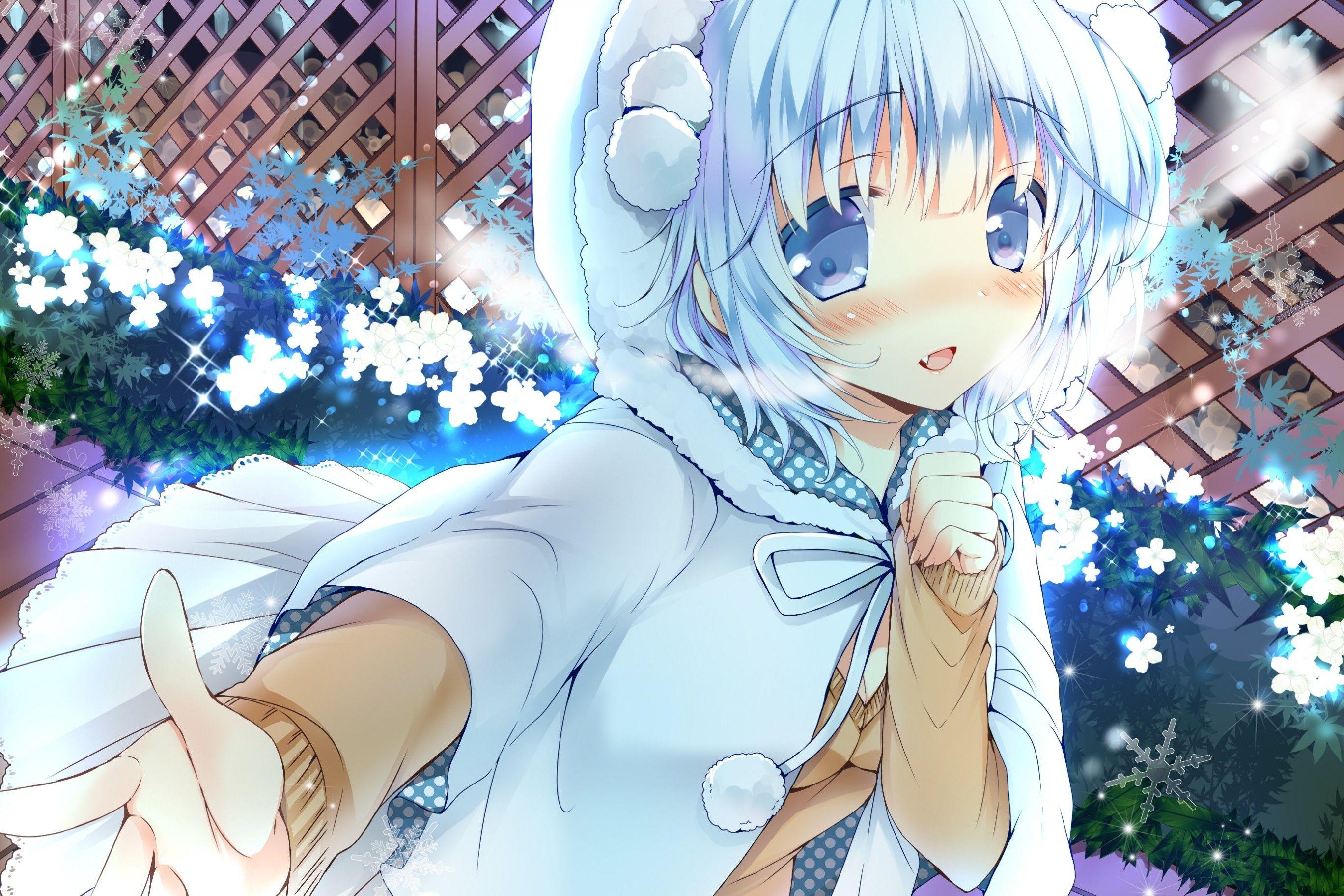 2736x1824 Download 2736x1824 Anime Girl, Hoodie .