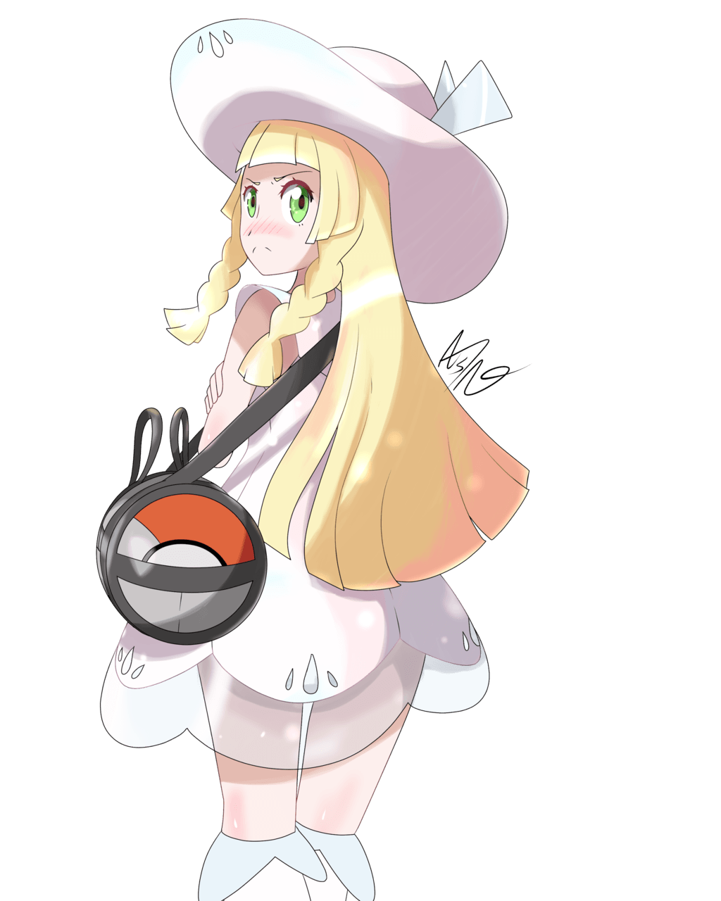1024x1280 Lillie Fanart. Pokmon Sun and Moon