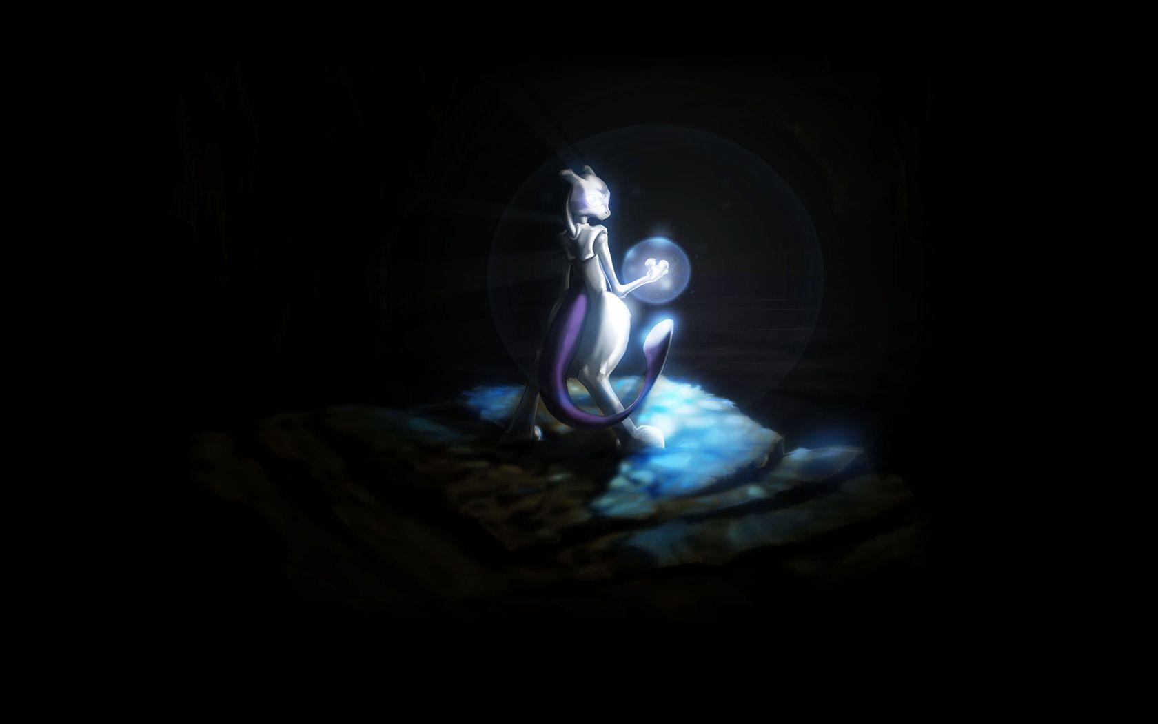 1680x1050 Mewtwo Background .
