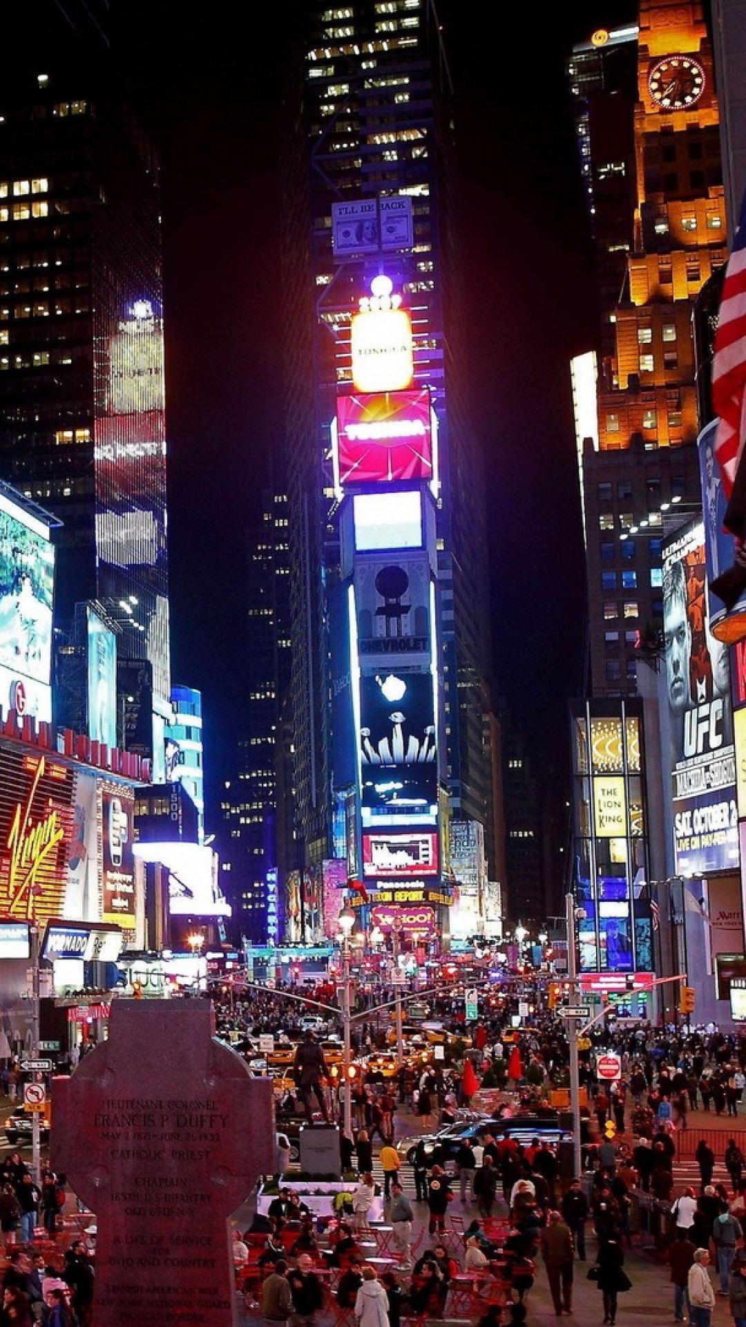 1080x1920 Times Square HD Wallpaper