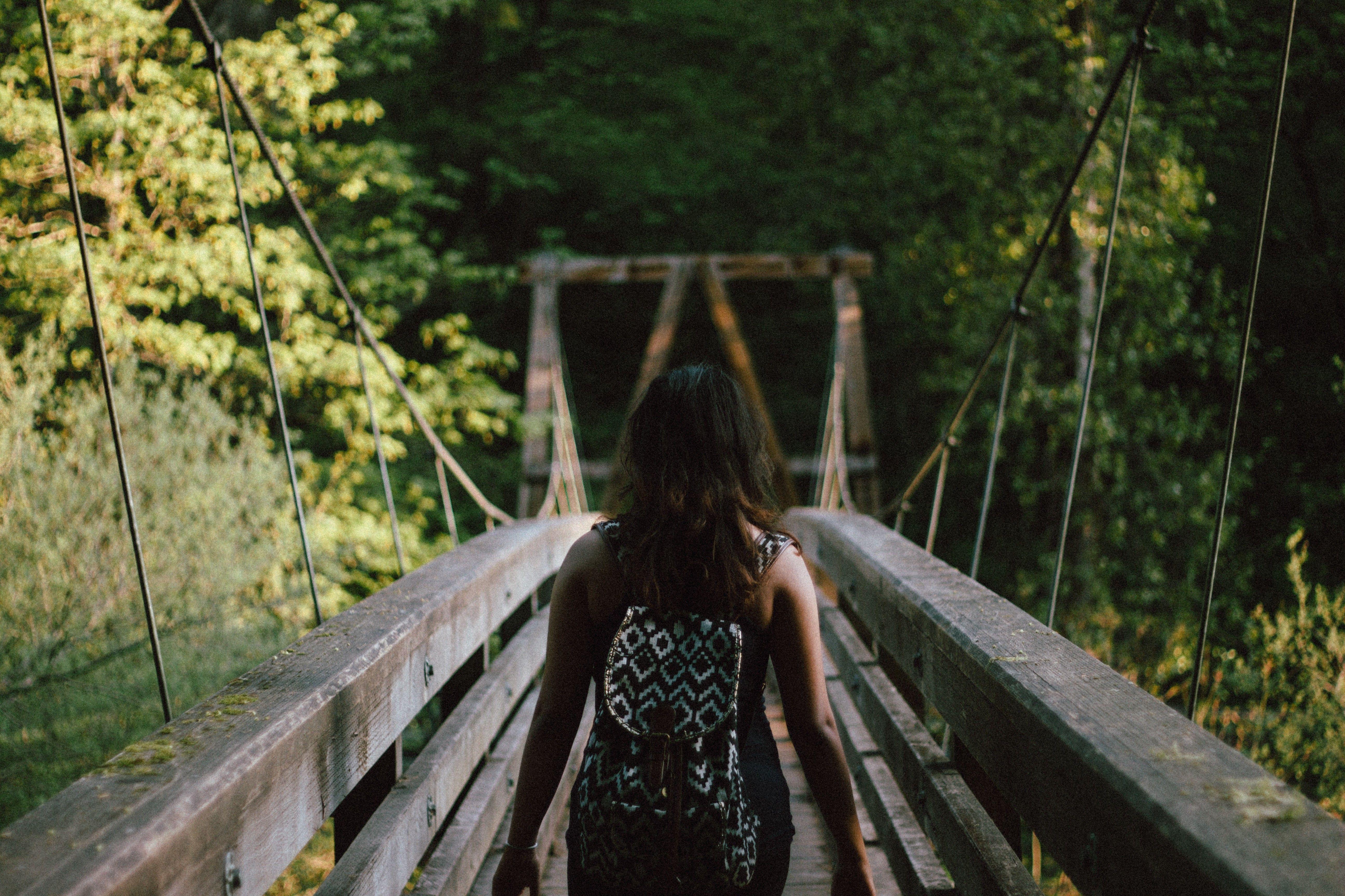 5184x3456 people, Nature, Forest, Bridge .