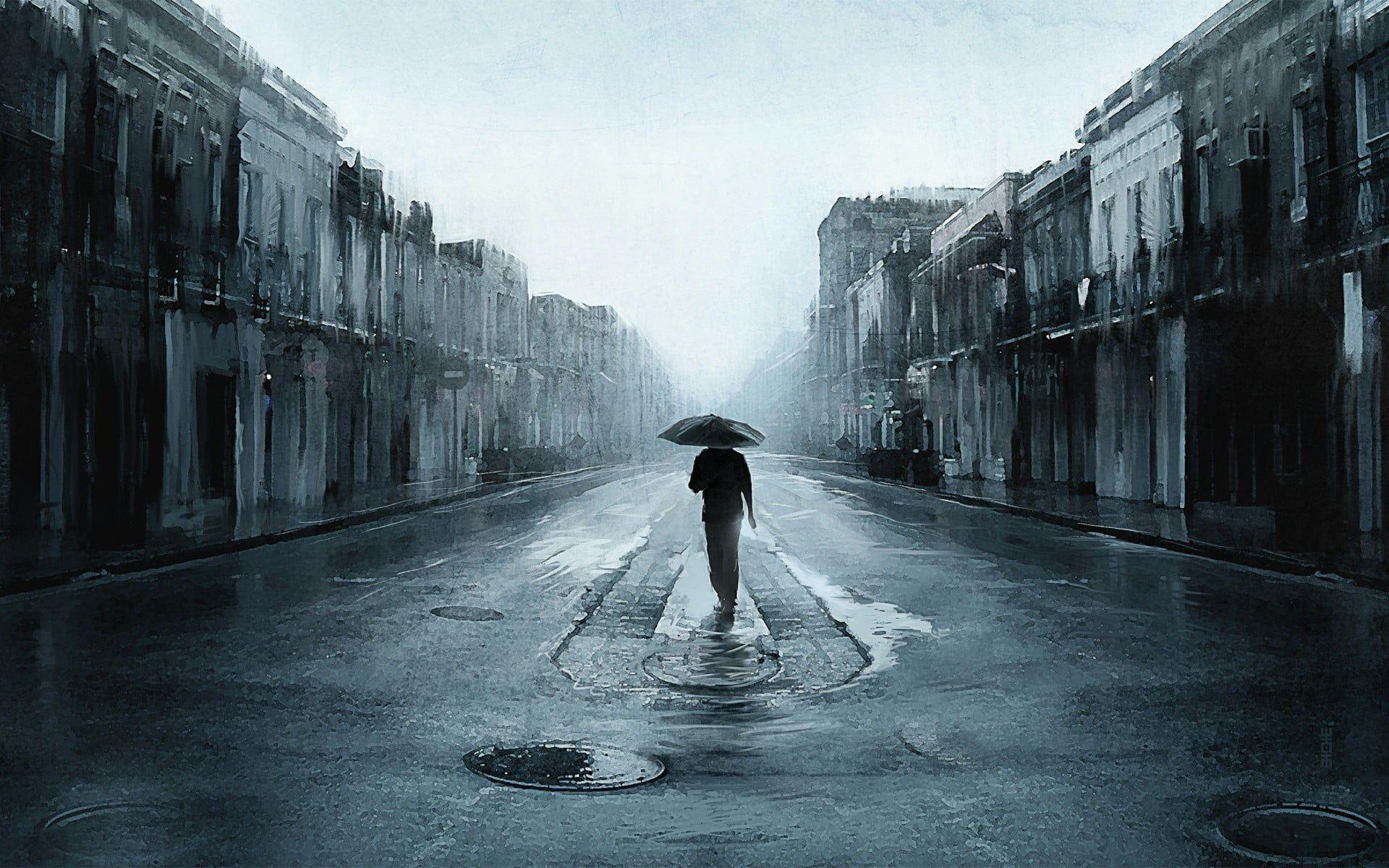 1920x1200 Rain wallpaper, Anime wallpaper .com