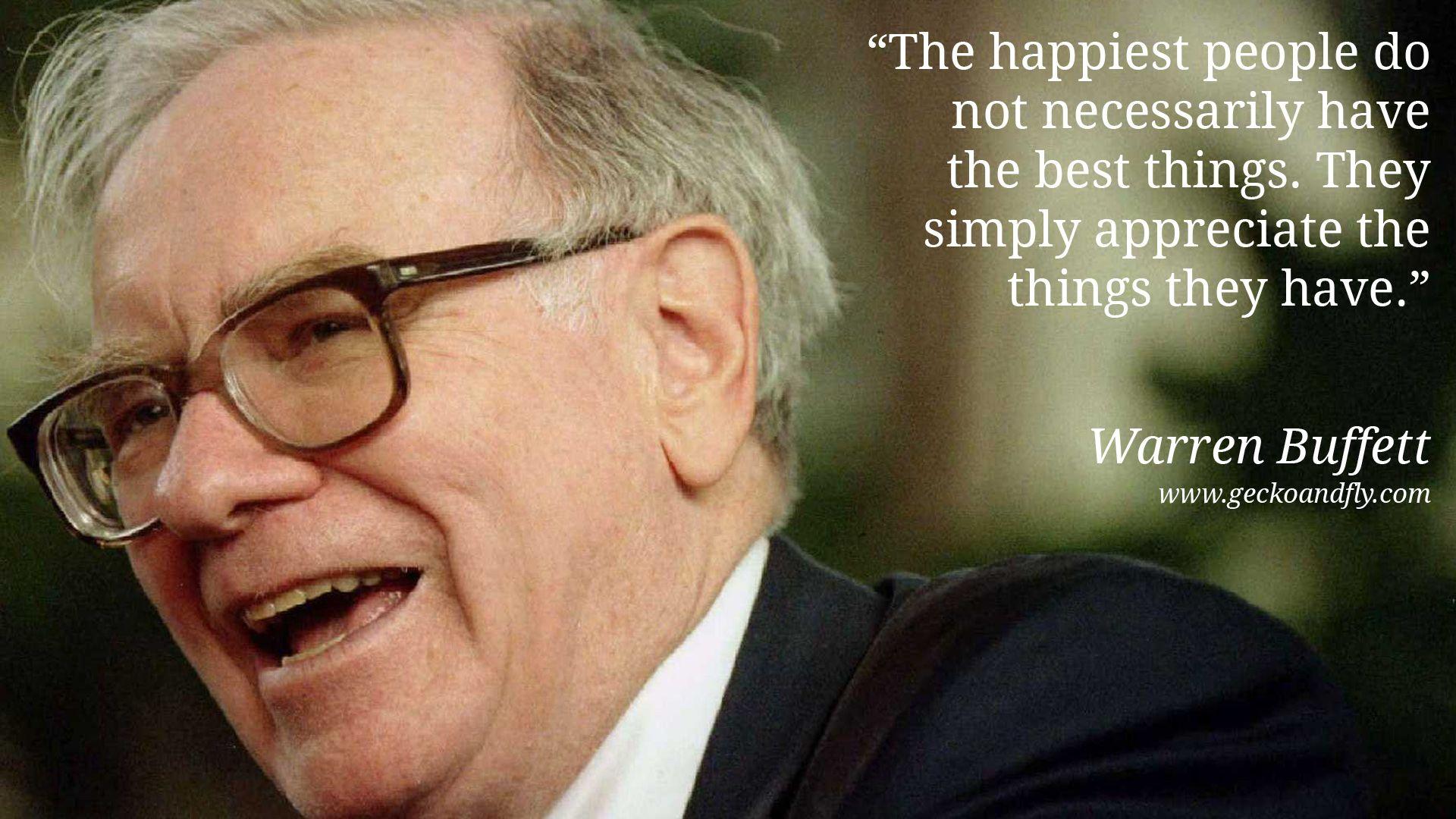 1920x1080 Warren Buffett trích dẫn Hạnh phúc