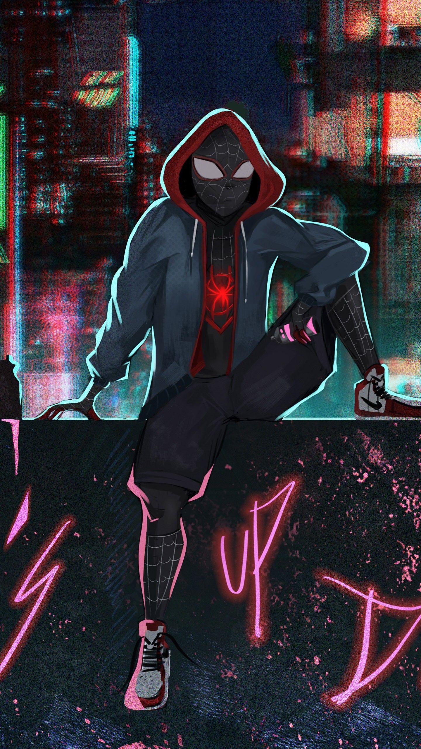 1440x2560 Spider Verse Wallpaper .