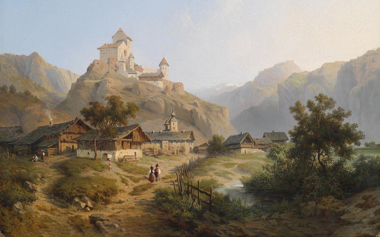 1280x800 Peak Castle Farm People Nature