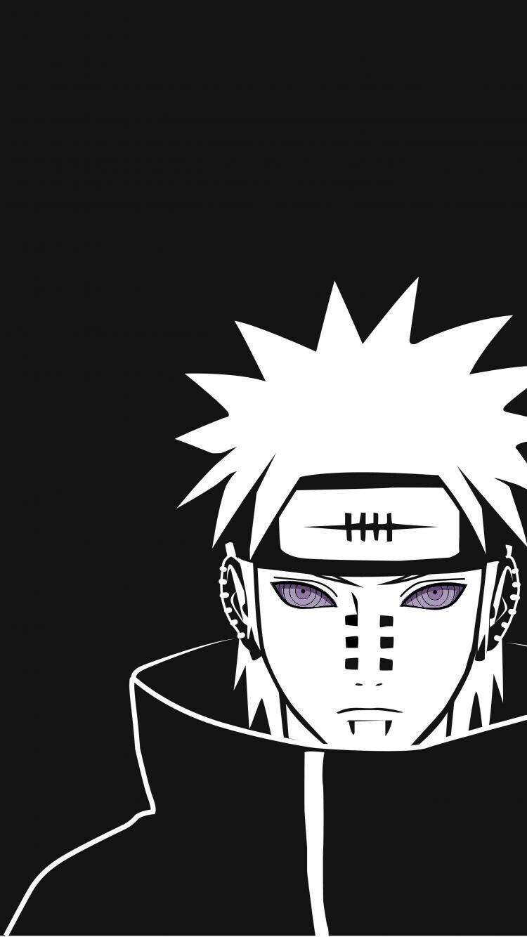 750x1334 Black Anime İphone Wallpaper