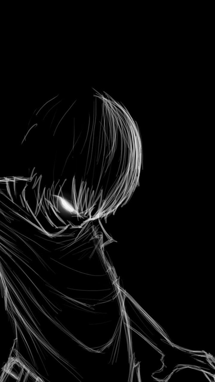 720x1280 Black Anime İphone Wallpaper