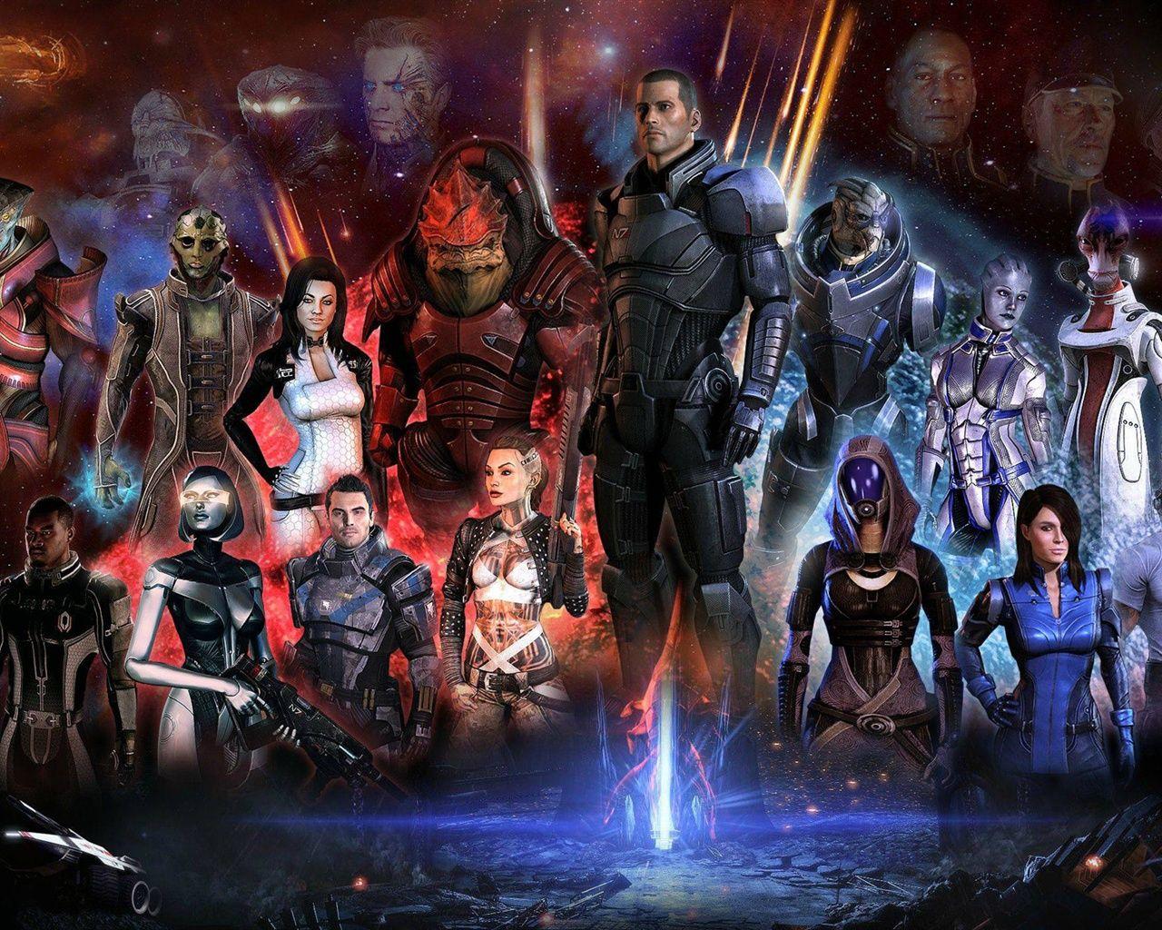 1280x1024 Wallpaper Mass Effect 3 Game Characters .best