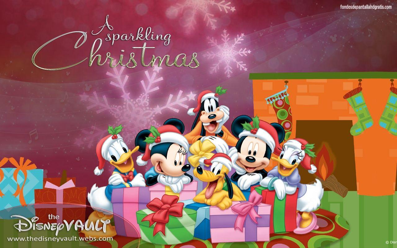 1280x800 Mouse And Minnie Mouse Christmas Wallpaper HD Widescreen Mouse And The Gang Christmas HD Wallpaper
