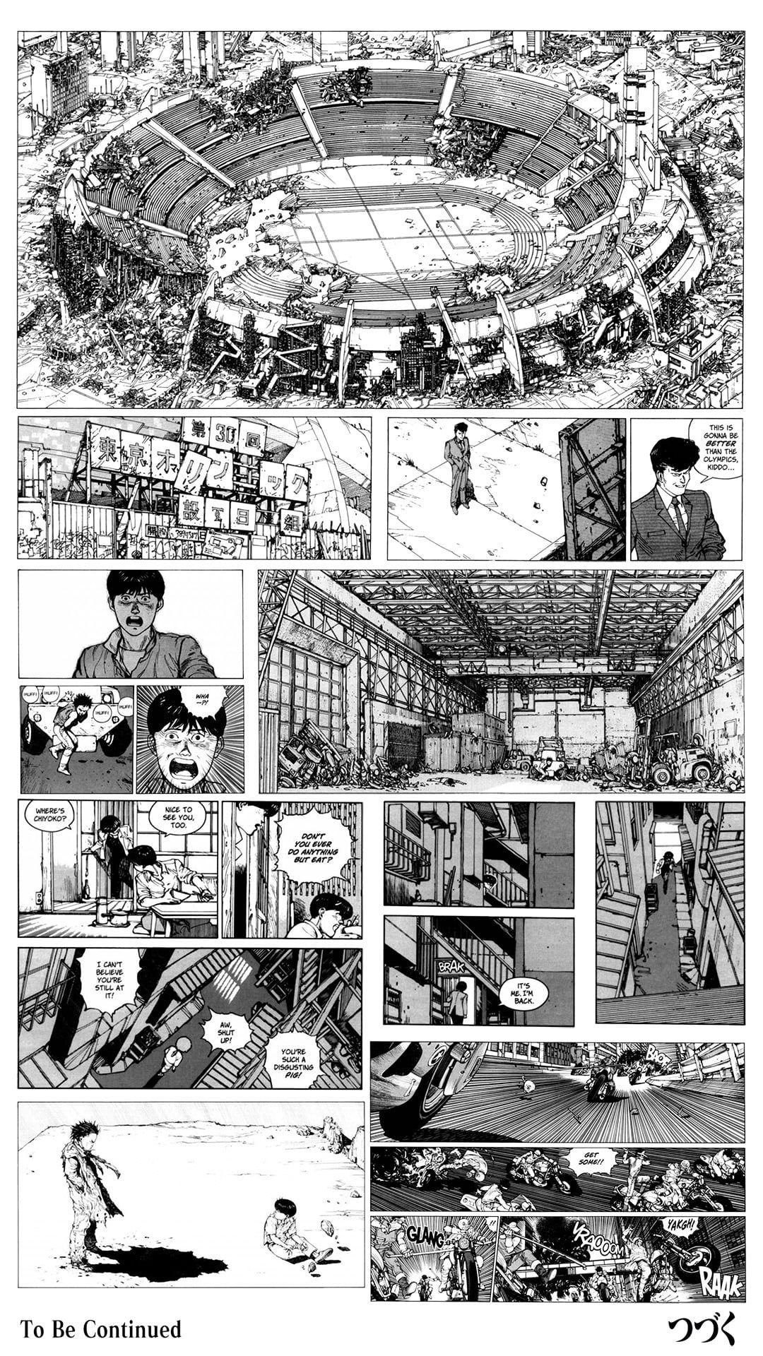 1080x1920 Akira Black And White .