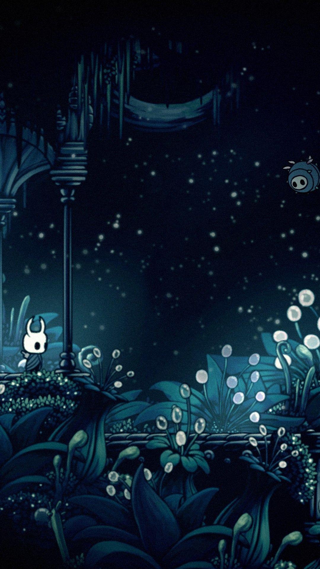 hollow knight minimalist phone wallpaper