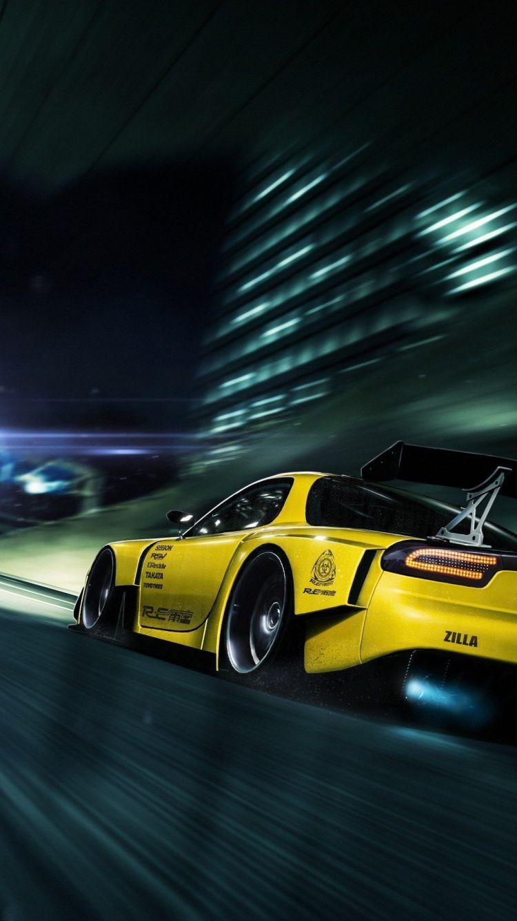 750x1334 Download 750x1334 Wallpaper Mazda Rx 7 .