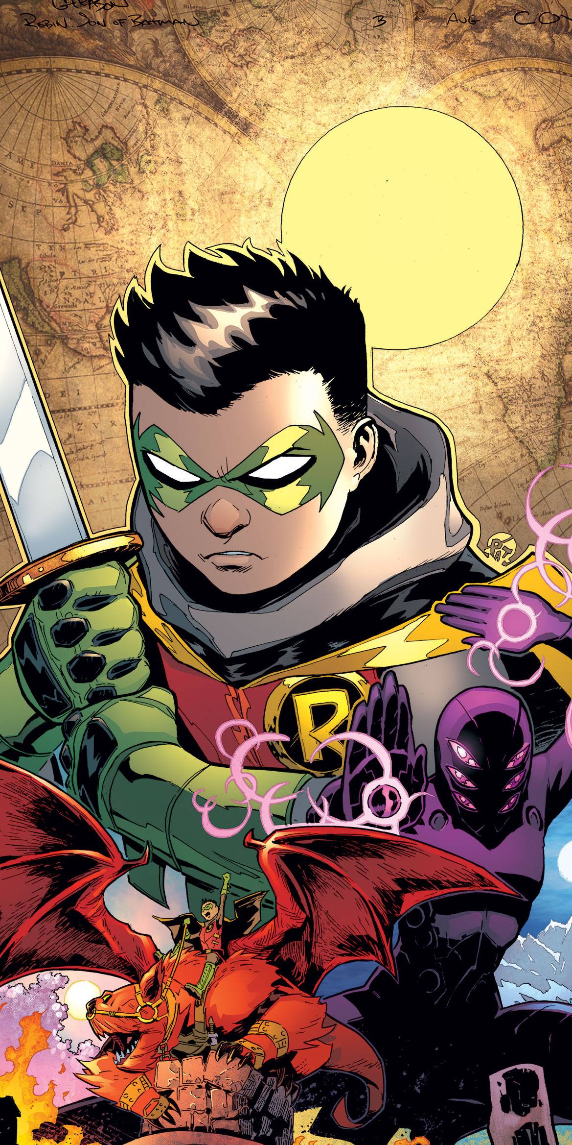 1169x2337 Damian Wayne Wallpaper