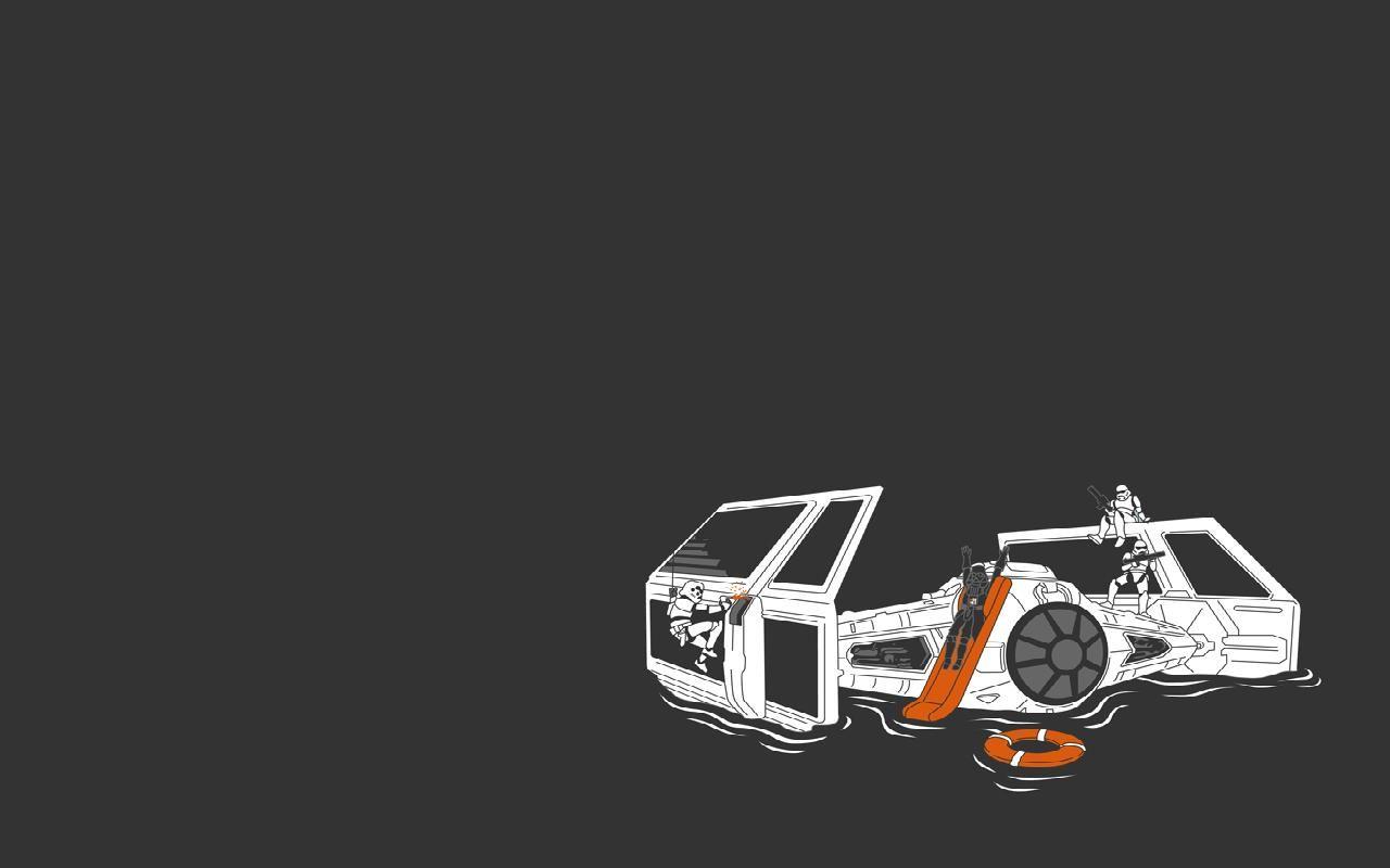 1280x800 Star Wars, storm, Darth Vader, tie, fighters wallpaper