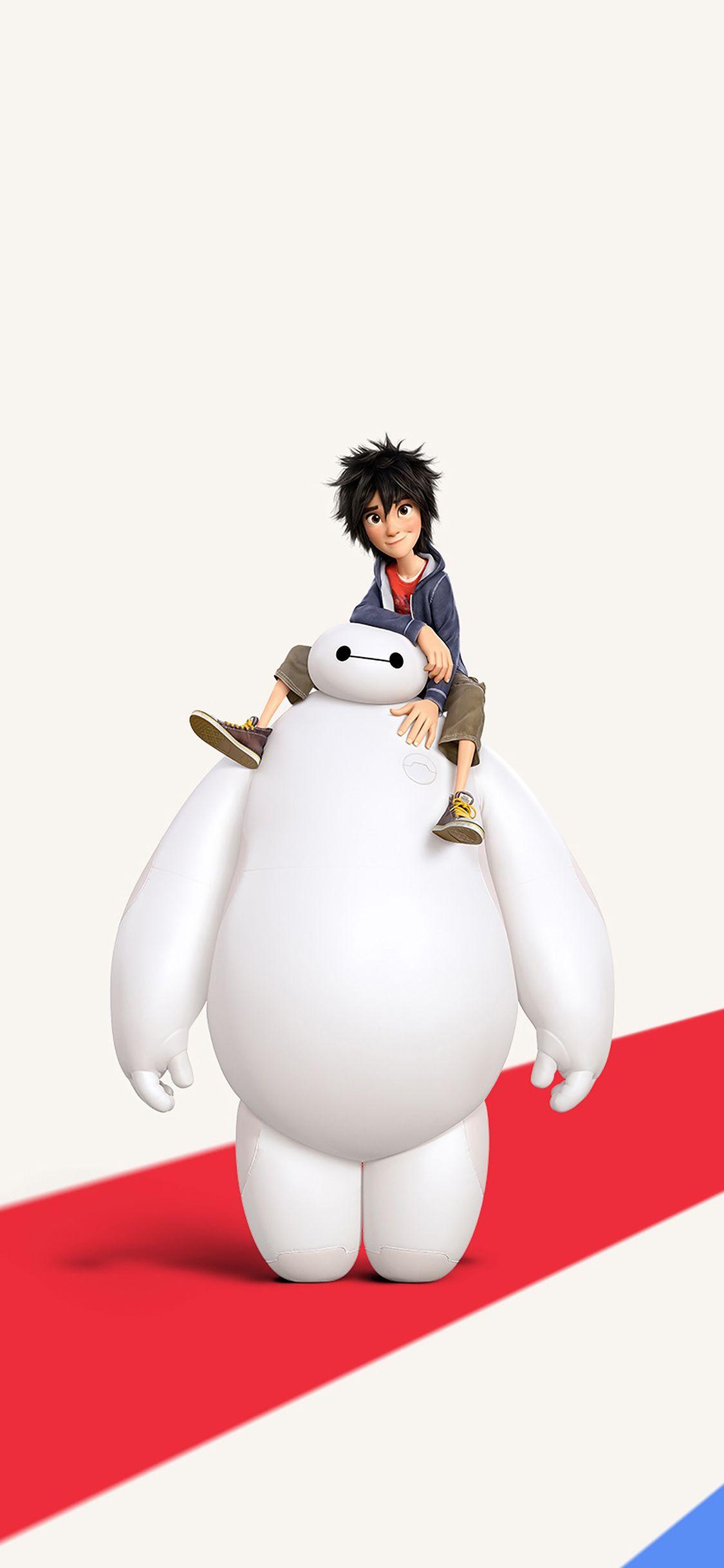 1125x2436 big hero 6 cute disney art illust