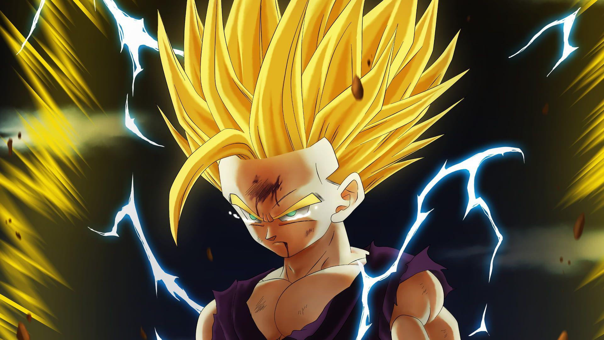 1920x1080 Super Saiyan 2 Gohan Wallpaper