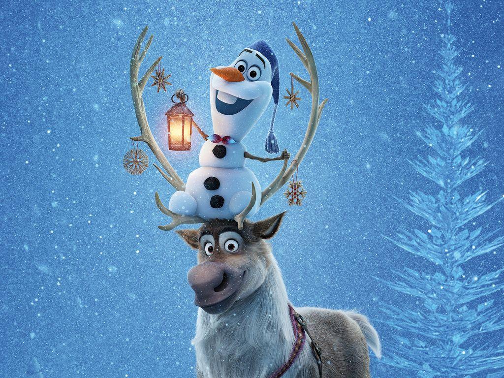 1024x768 Olafs Frozen Adventure 4k
