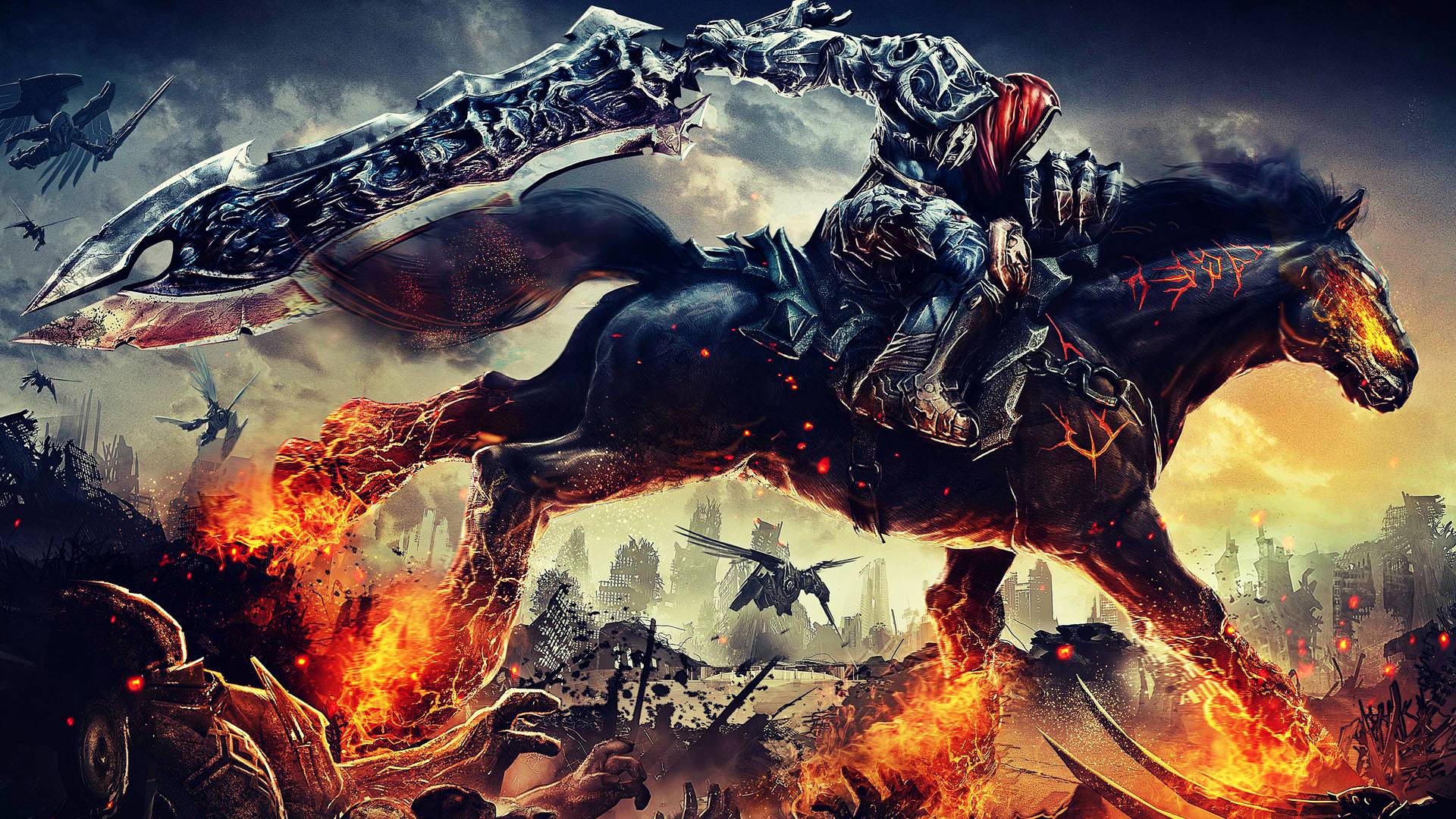 1920x1080 Destruction By Horseback Backgroundwallpaper