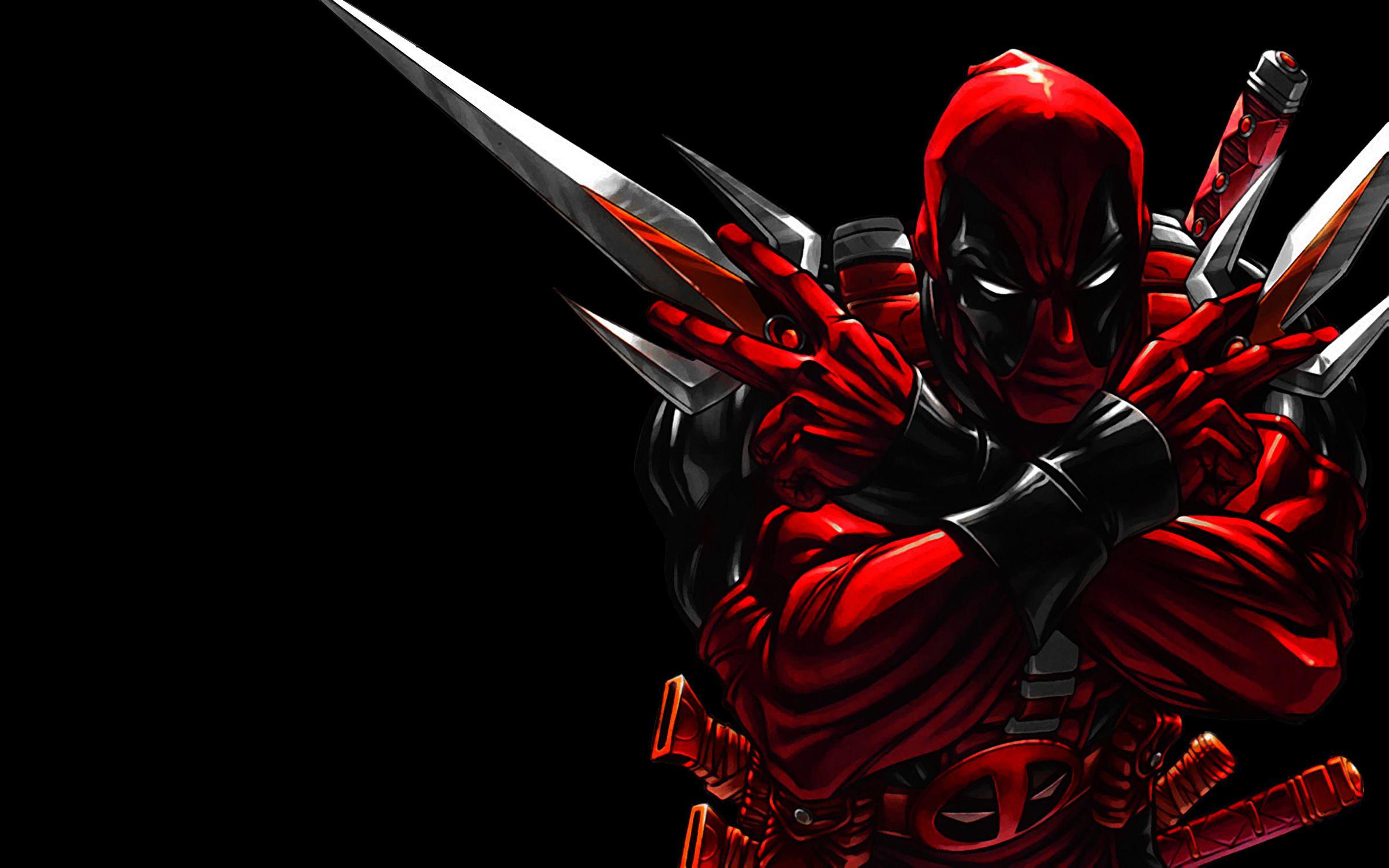 2400x1500 Cool Deadpool Wallpaper :