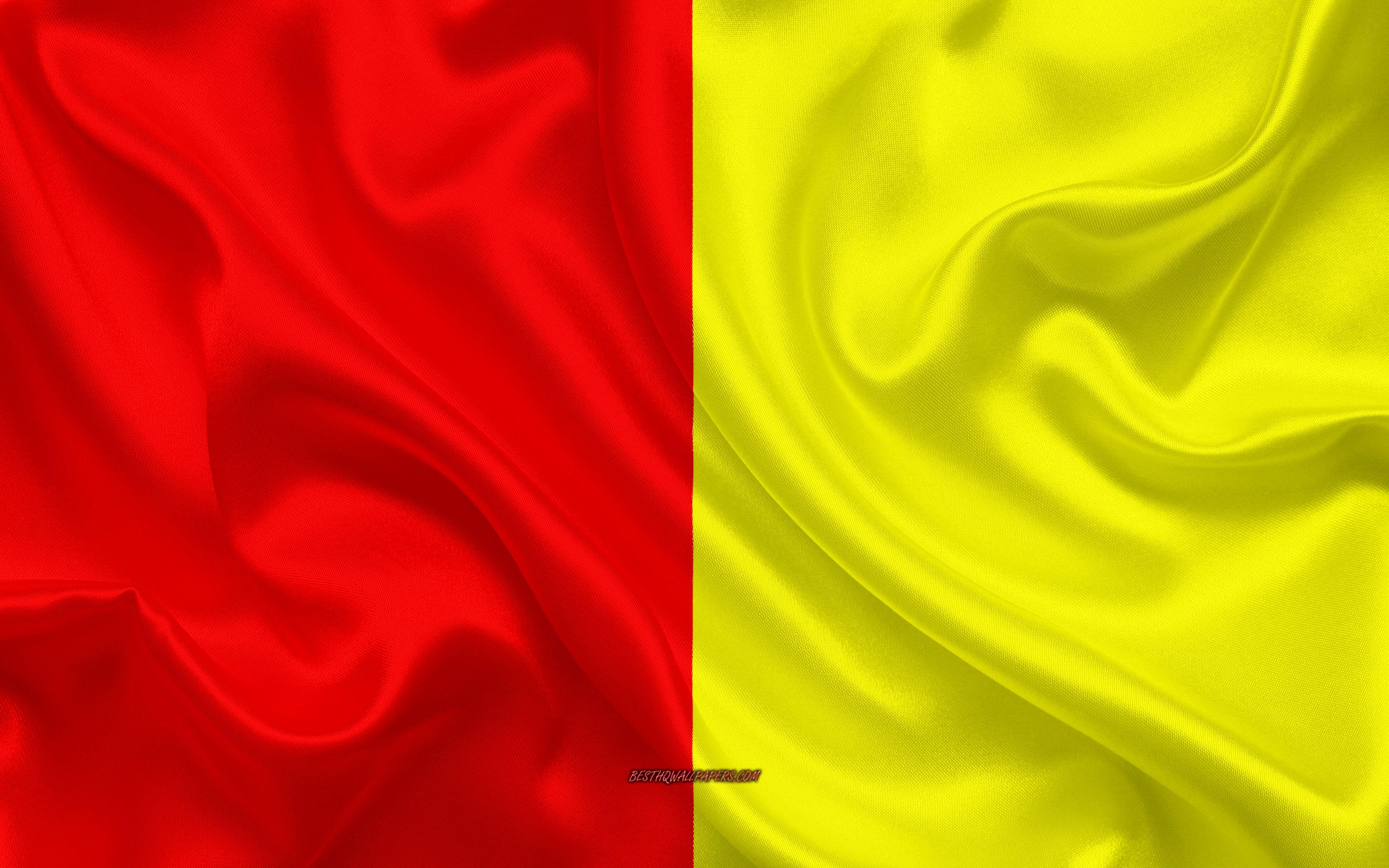 3840x2400 Download wallpaper Grenoble Flag, 4k .