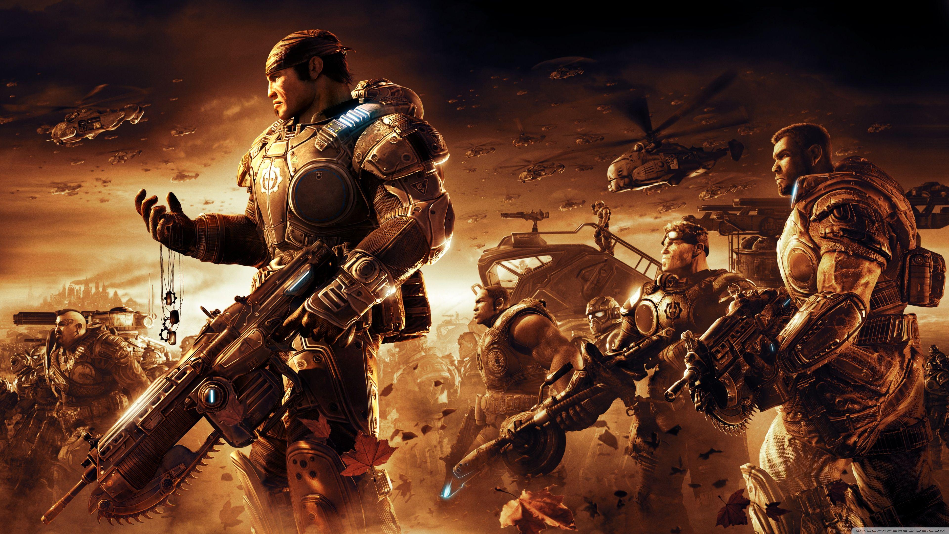 3840x2160 Gears Of War 2 Game Battle ❤ 4K HD Desktop Wallpaper for 4K Ultra